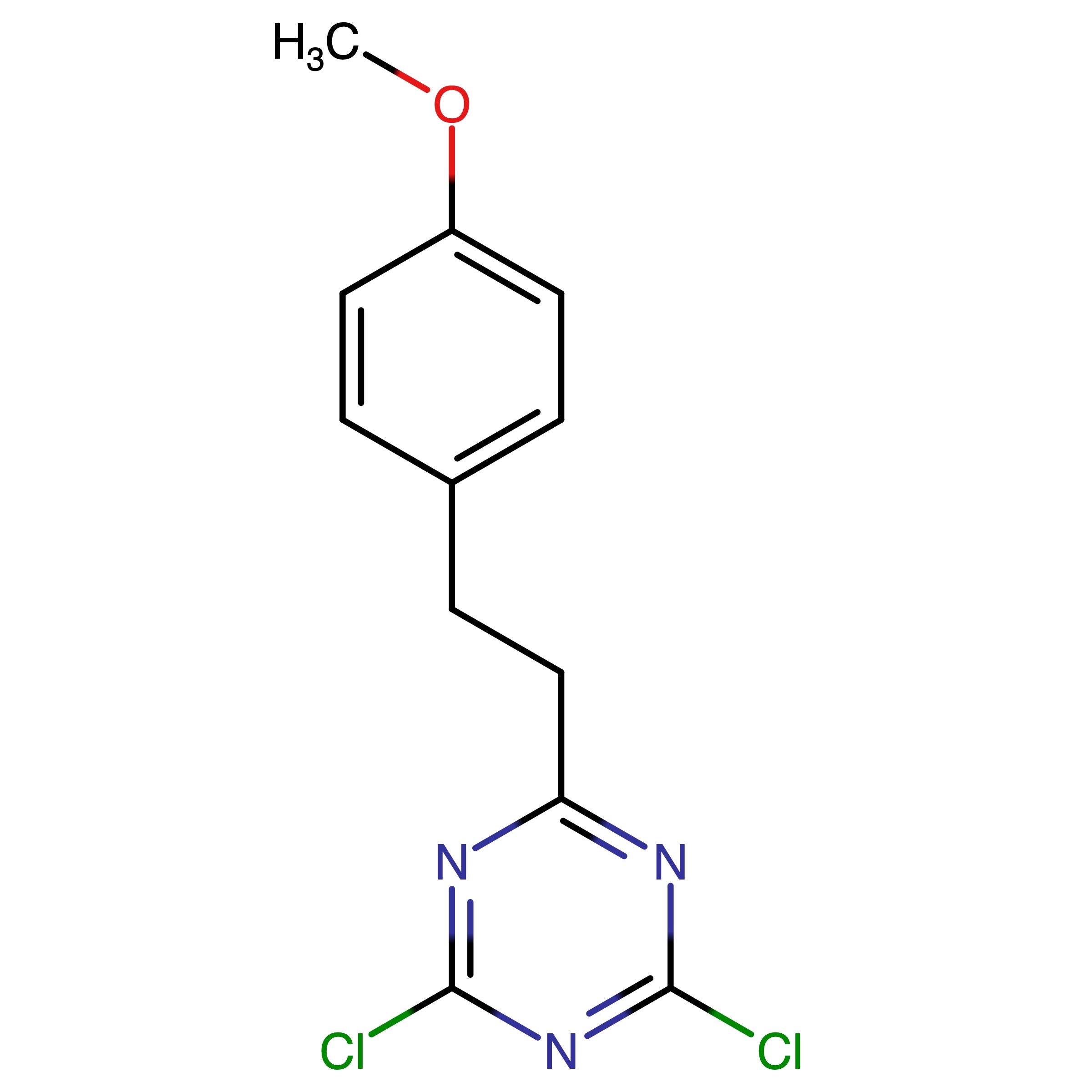 CAS RN 1237503-68-2 | 2,4-Dichloro-6-[2-(4-methoxy-phenyl)-ethyl]-[1,3,5]triazine