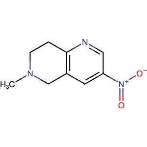 123792-64-3 | 6-Methyl-3-nitro-5,6, 7,8-tetrahydro-1,6-naphthyridine - Hoffman Fine Chemicals