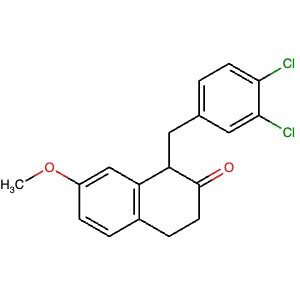 1240297-48-6 | 1-(3,4-Dichlorobenzyl)-7-methoxy-3,4-dihydronaphthalen-2(1H)-one - Hoffman Fine Chemicals