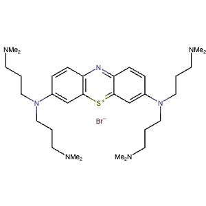 1241913-69-8 | 3,7-Bis(bis(3-(dimethylamino)propyl)amino)phenothiazin-5-ium bromide - Hoffman Fine Chemicals