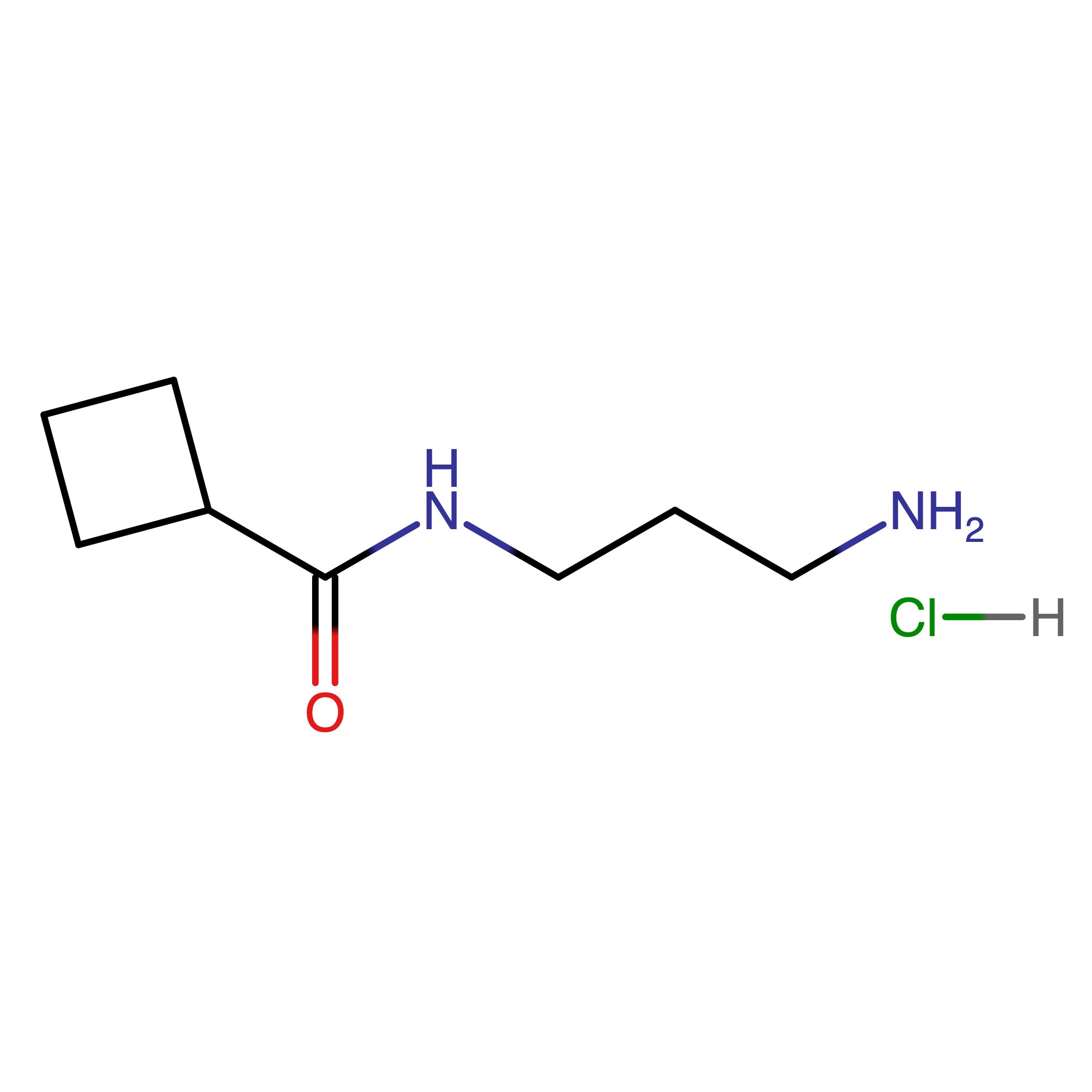 CAS RN 1243268-68-9 | N-(3-Aminopropyl)cyclobutanecarboxamide hydrochloride | MFCD22056500