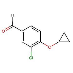 1243456-26-9 | 3-Chloro-4-cyclopropoxybenzaldehyde - Hoffman Fine Chemicals