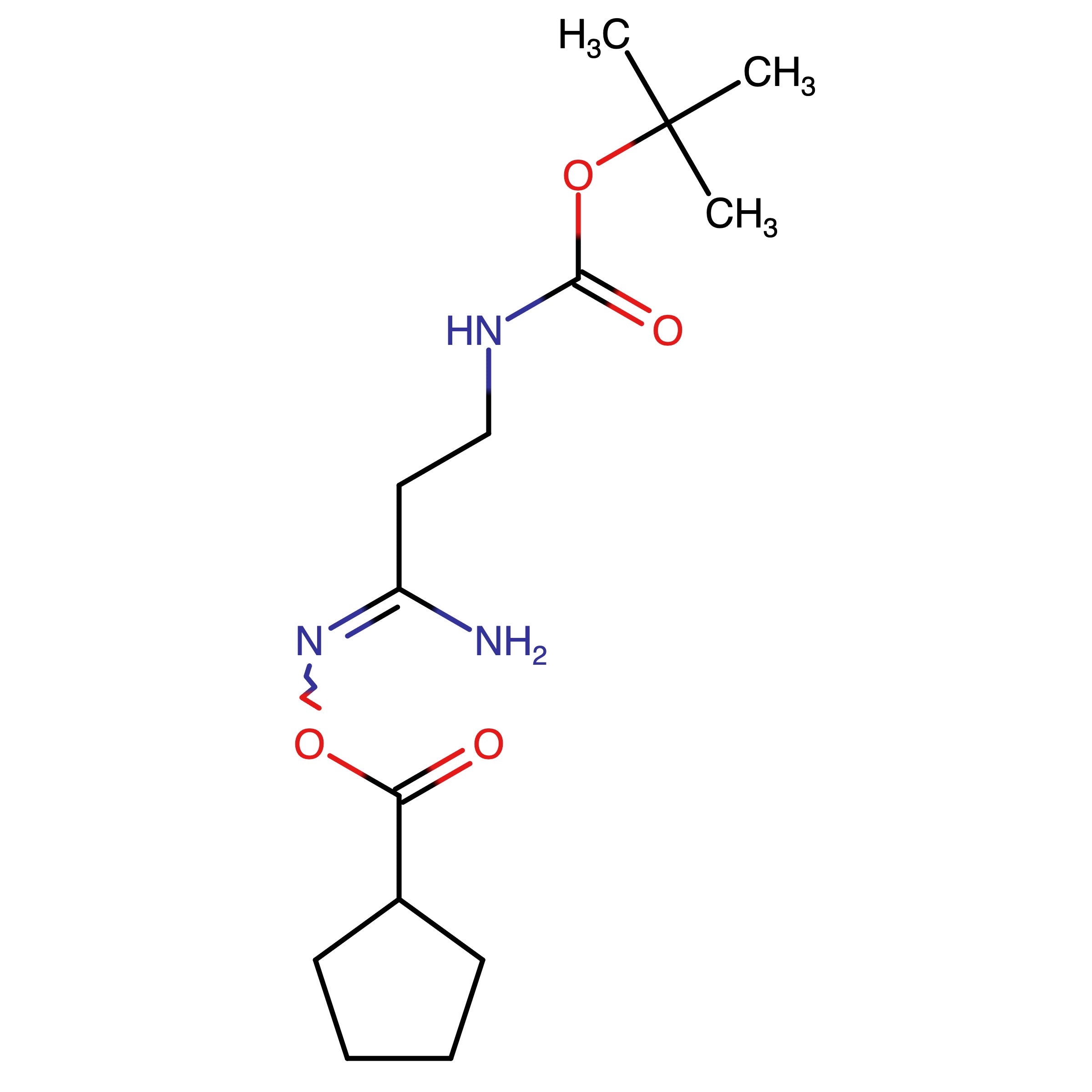 CAS RN 1244058-76-1 | tert-Butyl-3-amino-3-{[(cyclopentylcarbonyl)oxy]imino}propylcarbamate