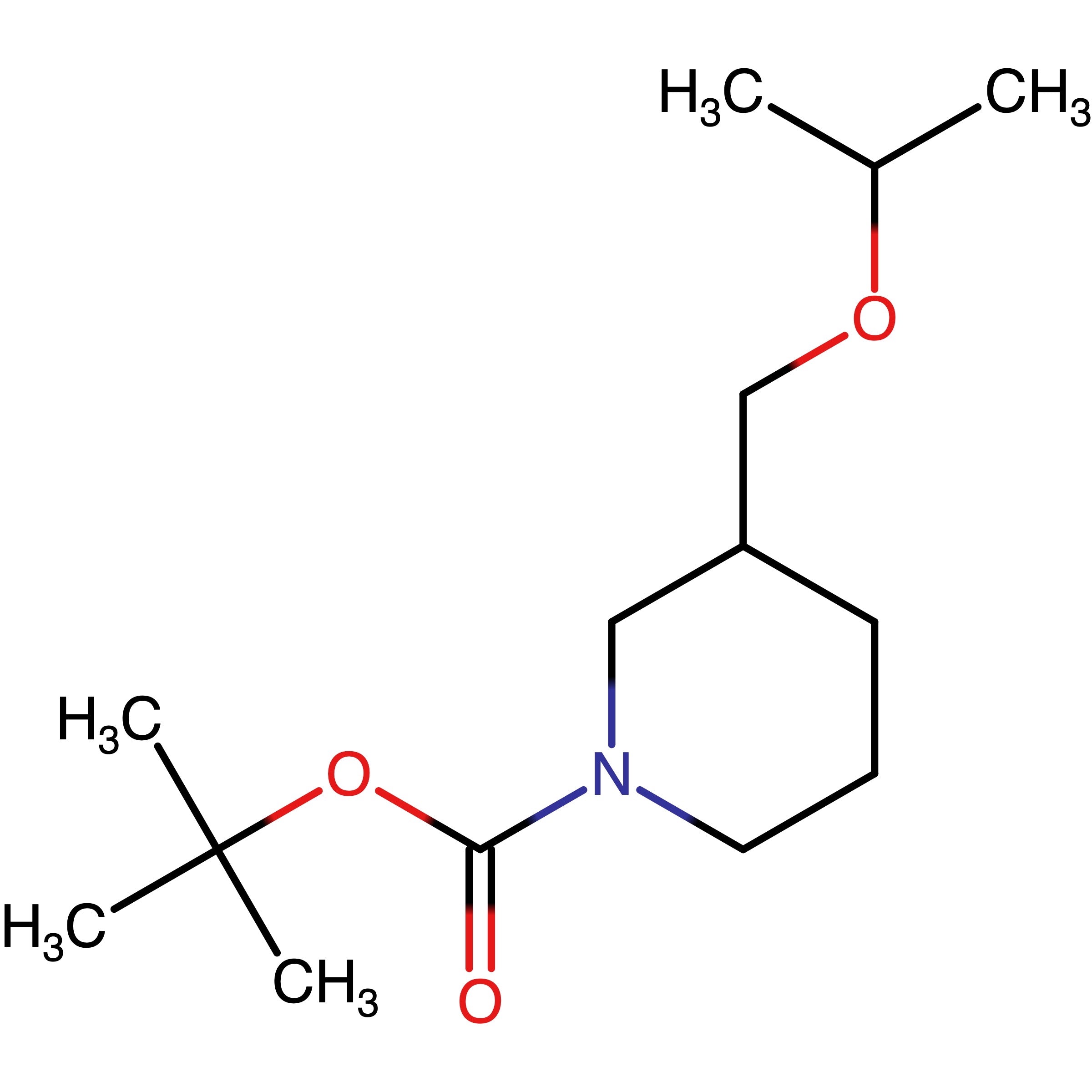 CAS RN 1244059-18-4 | tert-Butyl 3-(isopropoxymethyl)piperidine-1-carboxylate