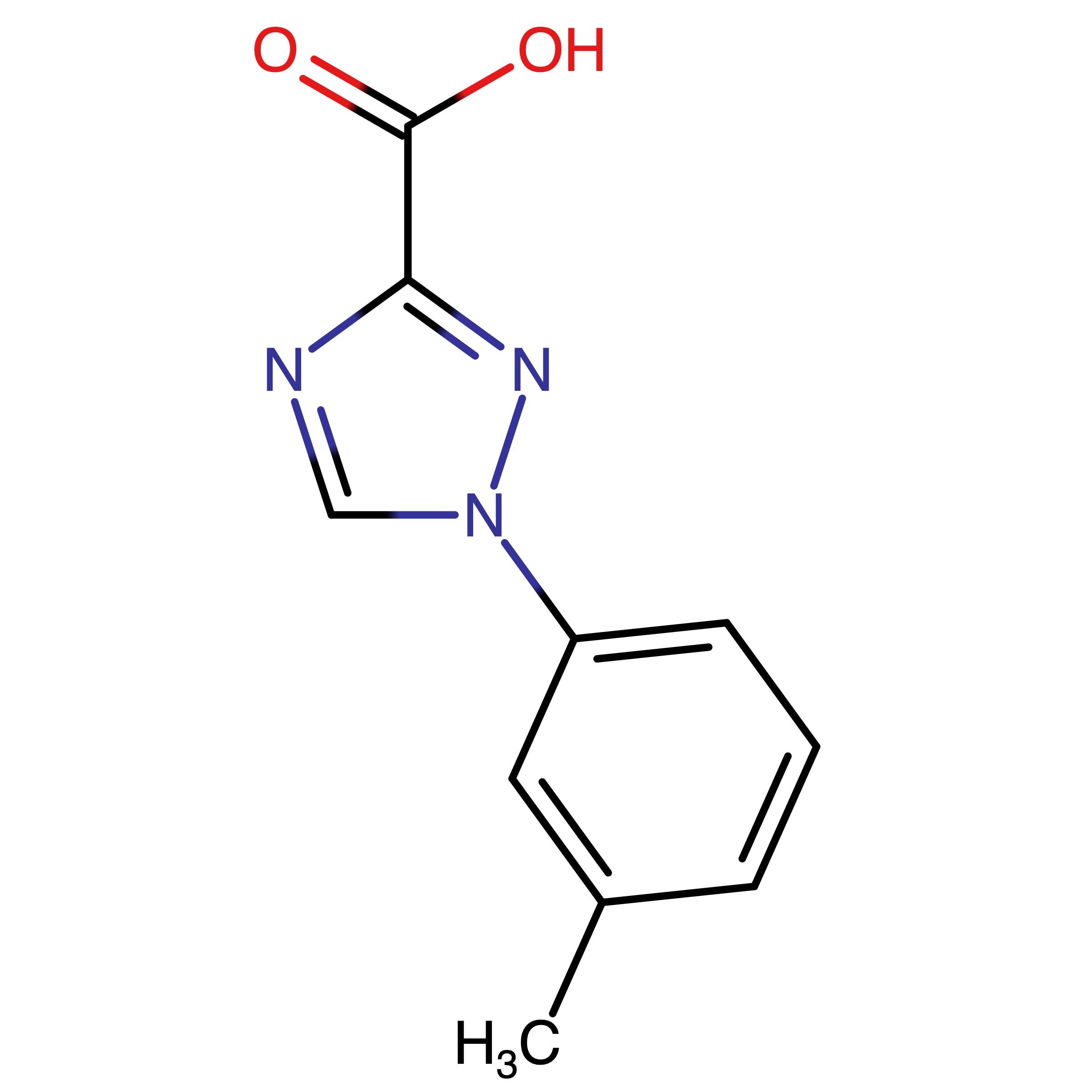 CAS RN 1245649-64-2 | 1-(m-Tolyl)-1H-1,2,4-triazole-3-carboxylic acid | MFCD14582865