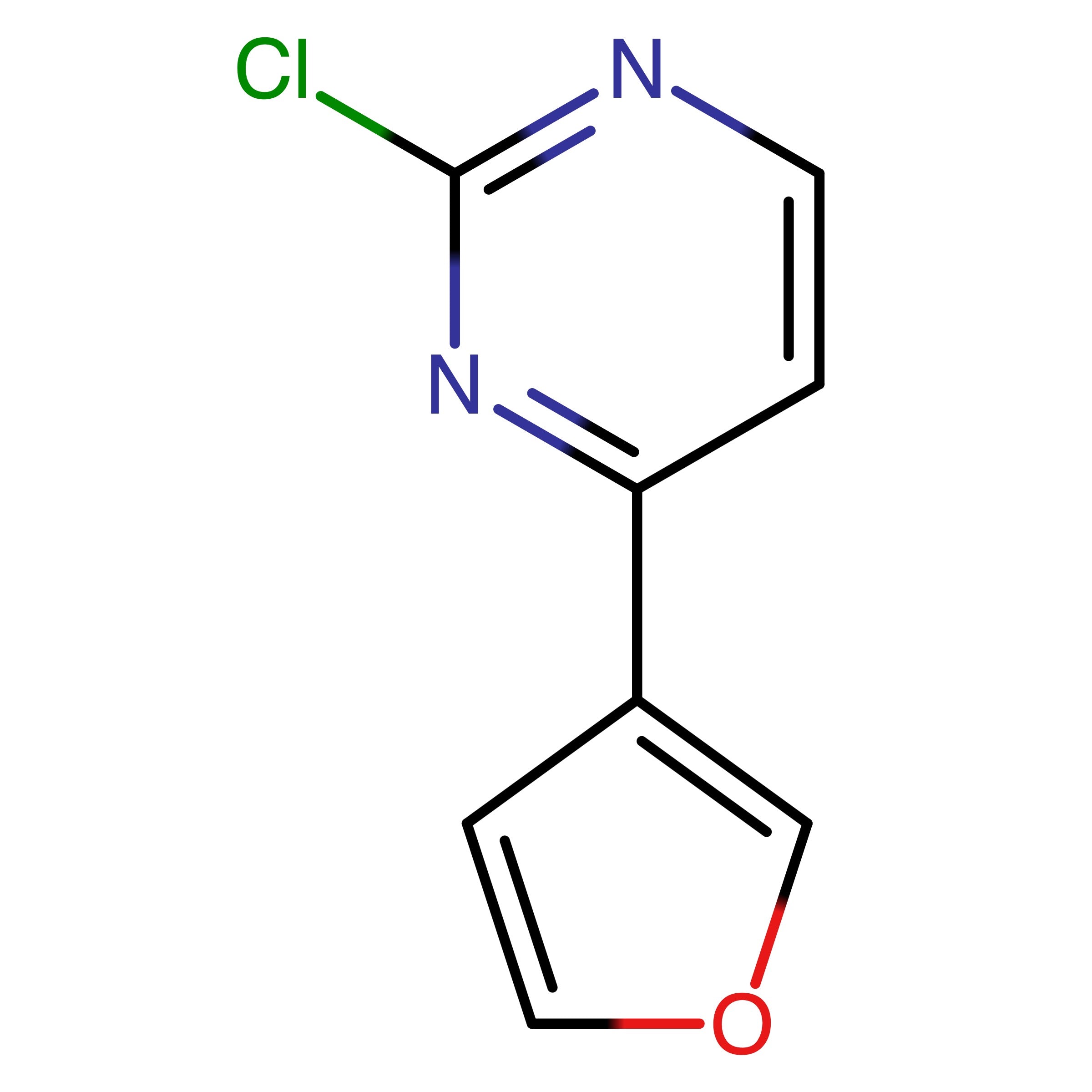 CAS RN 124959-29-1 | 2-Chloro-4-(furan-3-yl)pyrimidine | MFCD09861463