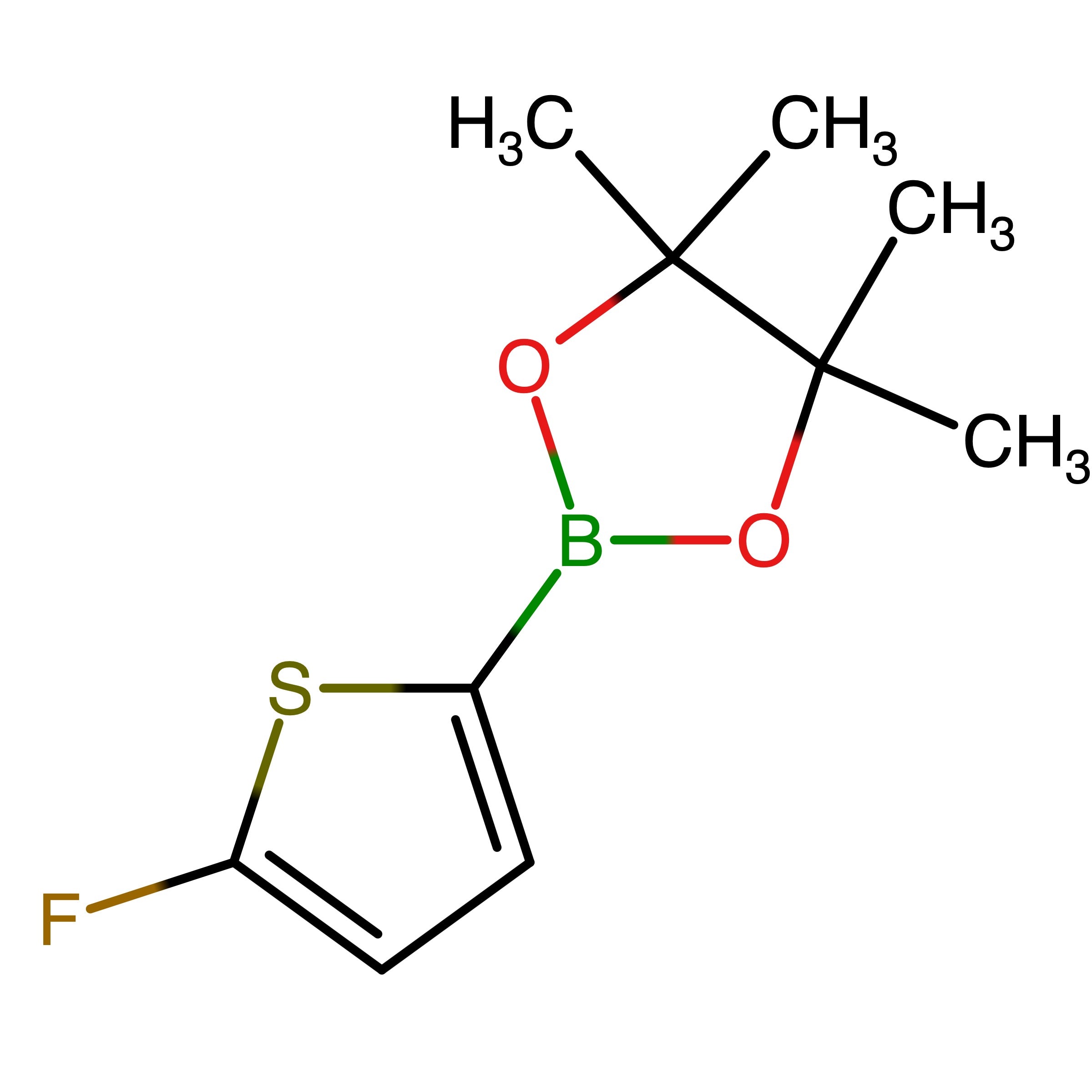 CAS RN 1253586-81-0 | Name: 2-(5-Fluorothiophen-2-yl)-4,4,5,5-tetramethyl-1,3,2-dioxaborolane | MDL: MFCD18262442