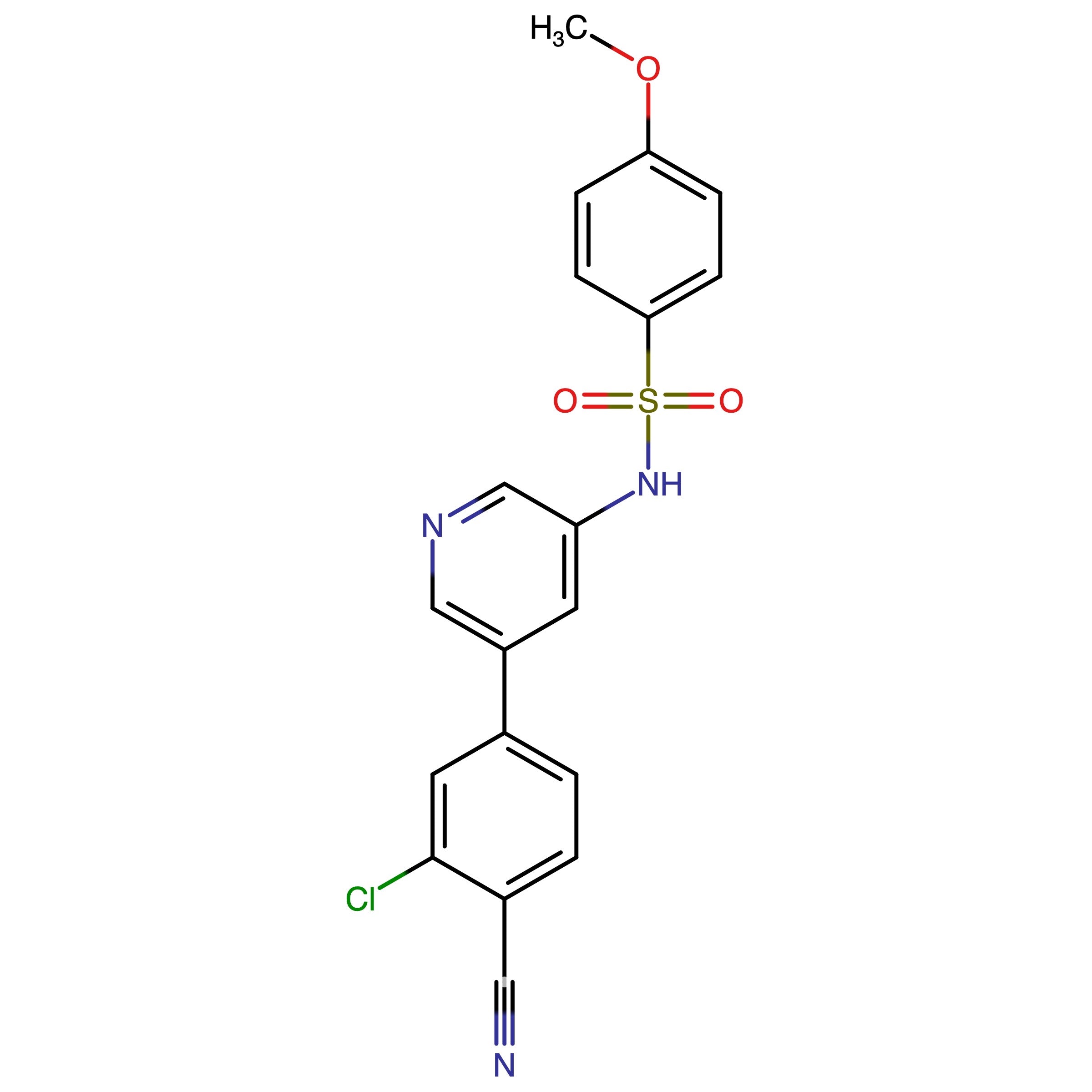CAS RN 1255868-83-7 | N-[5-(3-Chloro-4-cyano-phenyl)-pyridin-3-yl]-4-methoxy-benzenesulfonamide