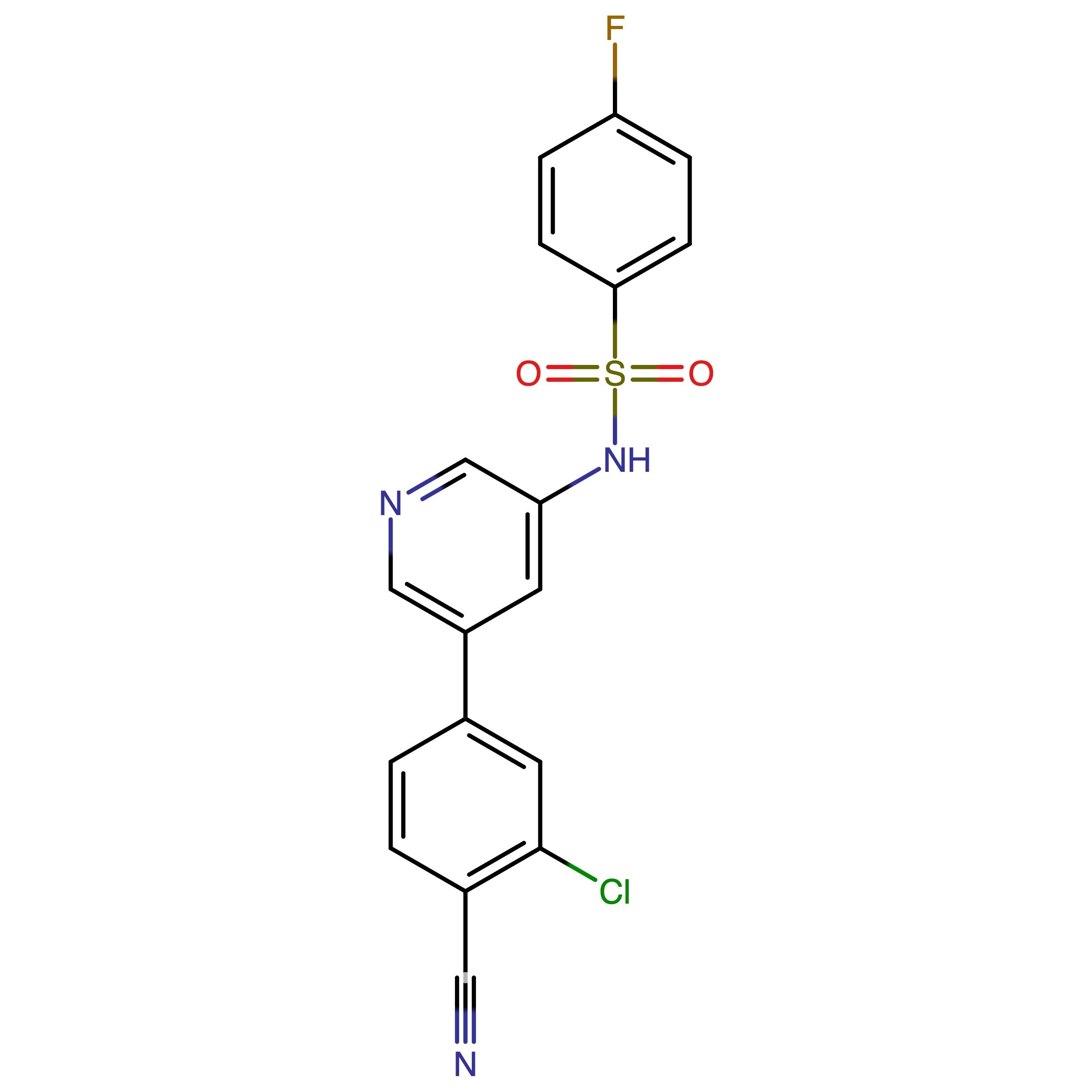 CAS RN 1255868-85-9 | N-[5-(3-Chloro-4-cyano-phenyl)-pyridin-3-yl]-4-fluoro-benzenesulfonamide