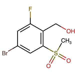 1256918-54-3 | (4-Bromo-2-fluoro-6-(methylsulfonyl)phenyl)methanol - Hoffman Fine Chemicals