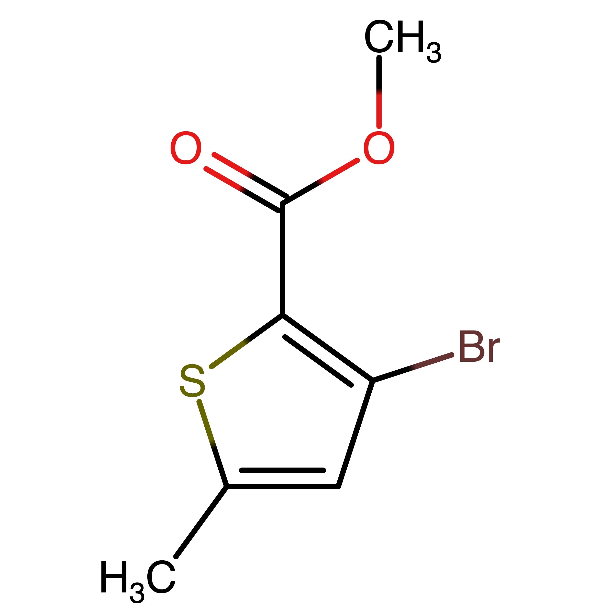 CAS RN 1257535-60-6 | Methyl 3-bromo-5-methylthiophene-2-carboxylate | MFCD17168275