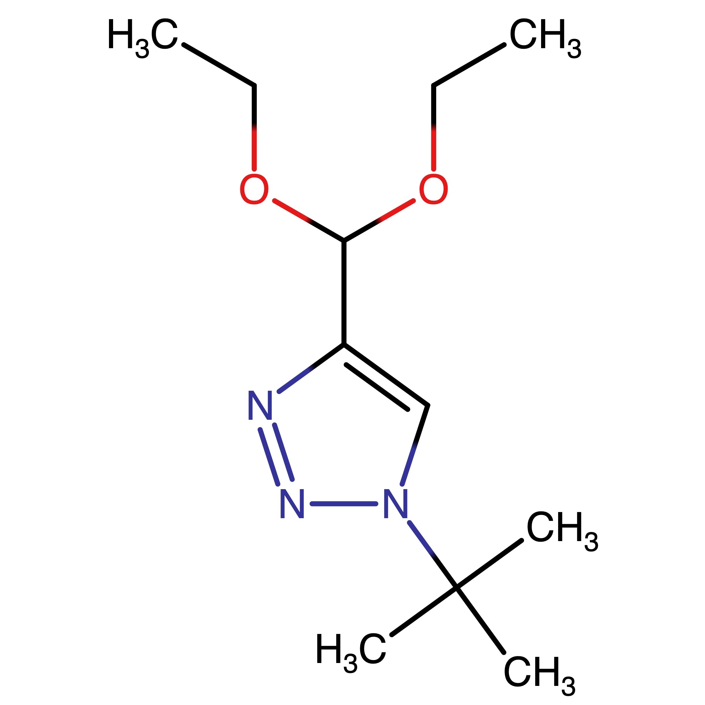 CAS RN 1257633-67-2 | 1-(tert-Butyl)-4-(diethoxymethyl)-1H-1,2,3-triazole | MFCD25957226