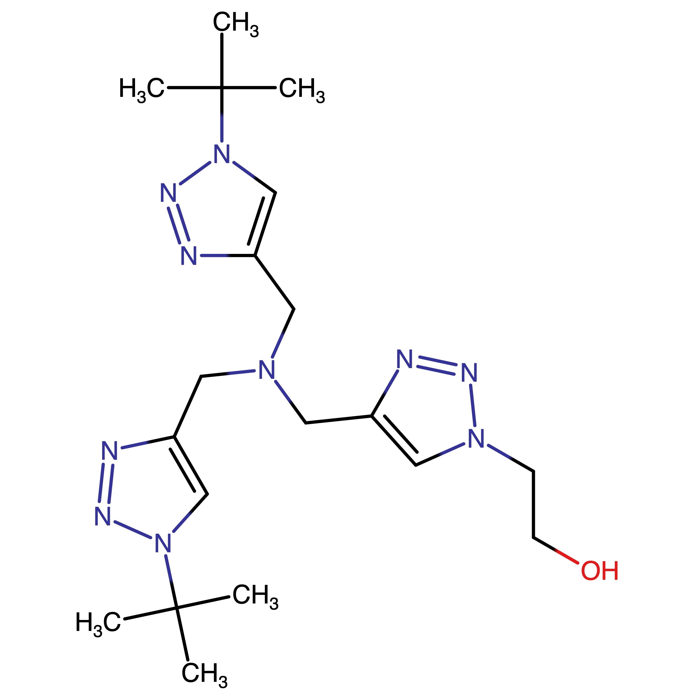 CAS RN 1257633-69-4 | 2-[4-[[Bis[(1-tert-butyltriazol-4-yl)methyl]amino]methyl]triazol-1-yl]ethanol