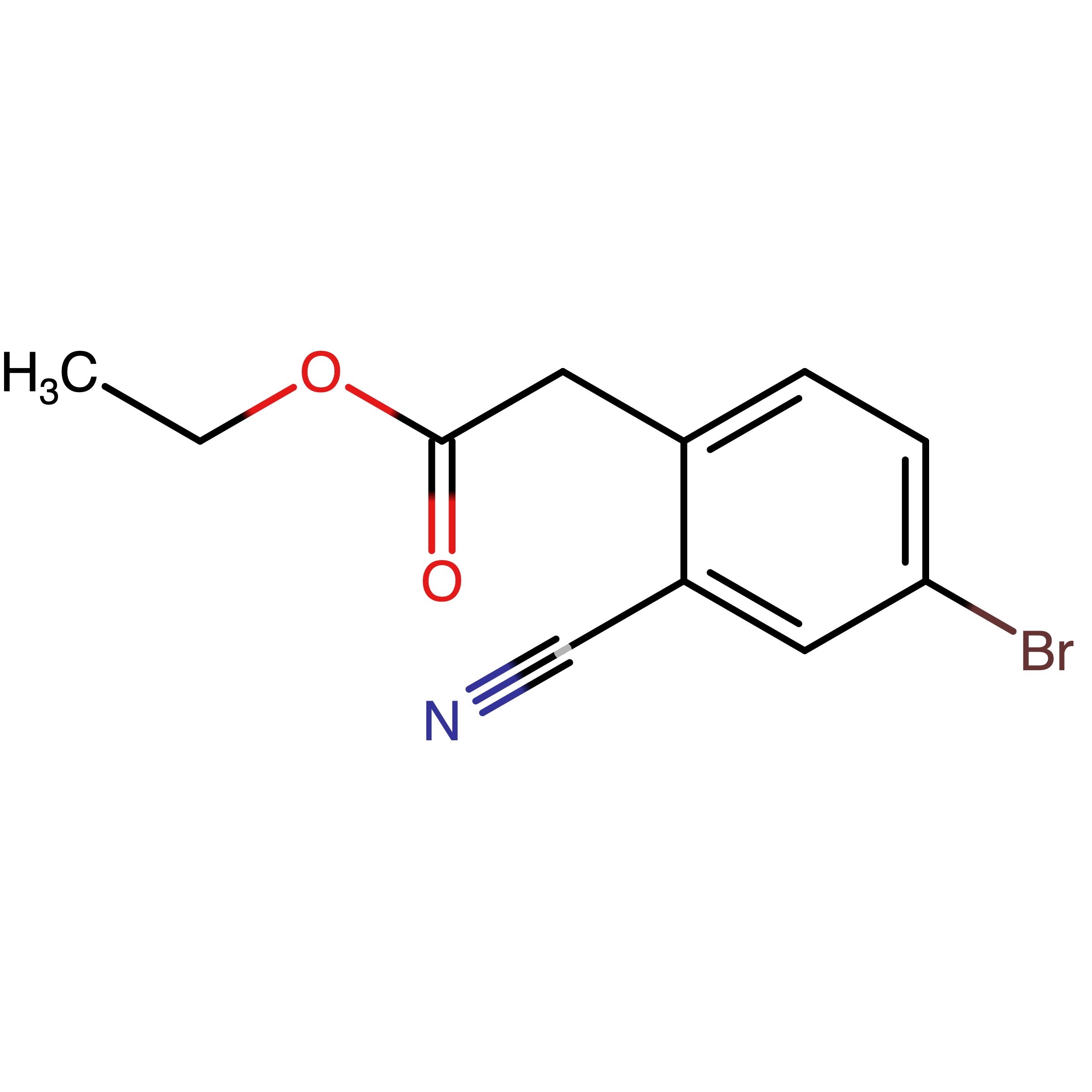 CAS RN 1261606-49-8 | Ethyl 2-(4-bromo-2-carbonitrilphenyl)acetate | MFCD18395890