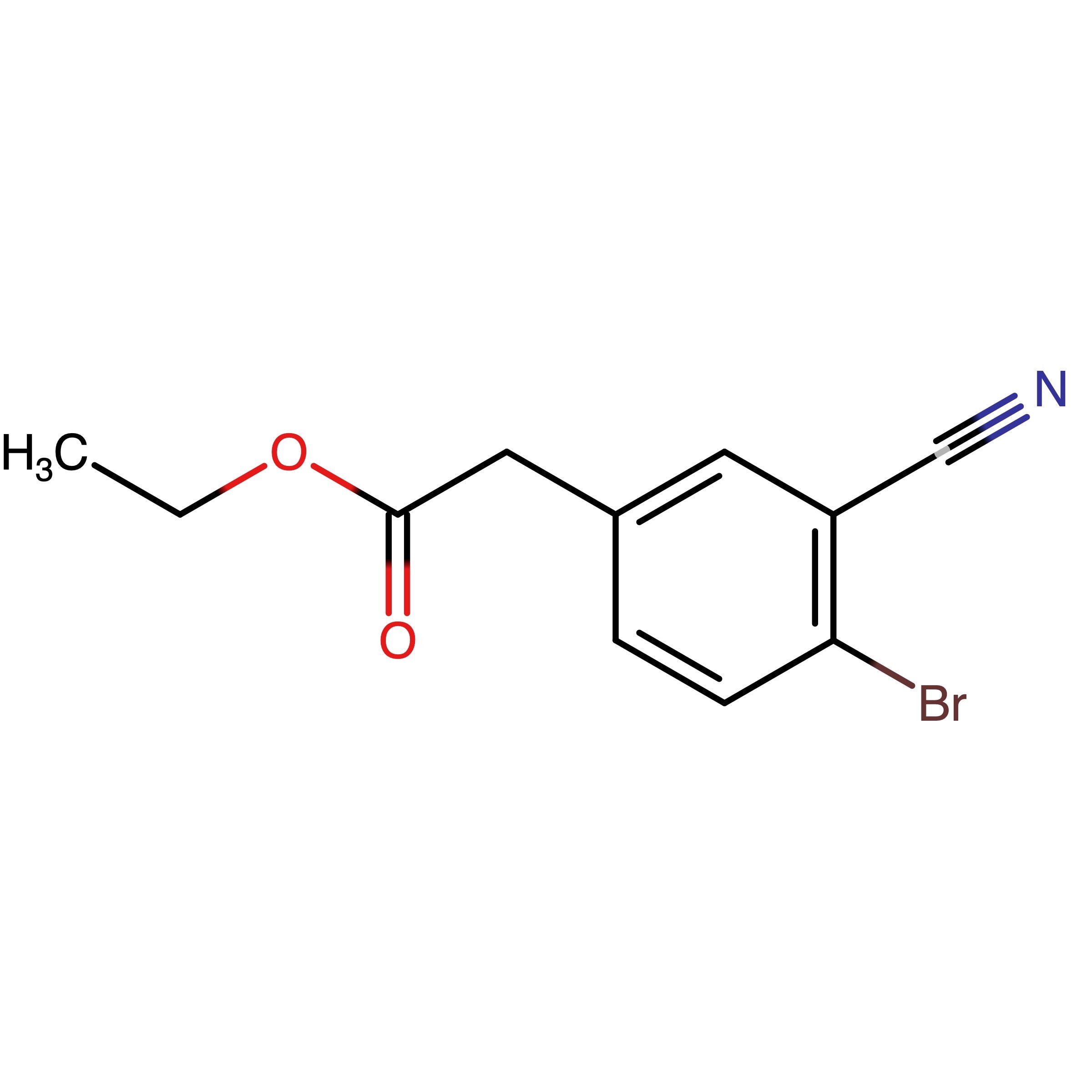 CAS RN 1261761-71-0 | Ethyl 2-(4-bromo-3-carbonitril-phenyl)acetate