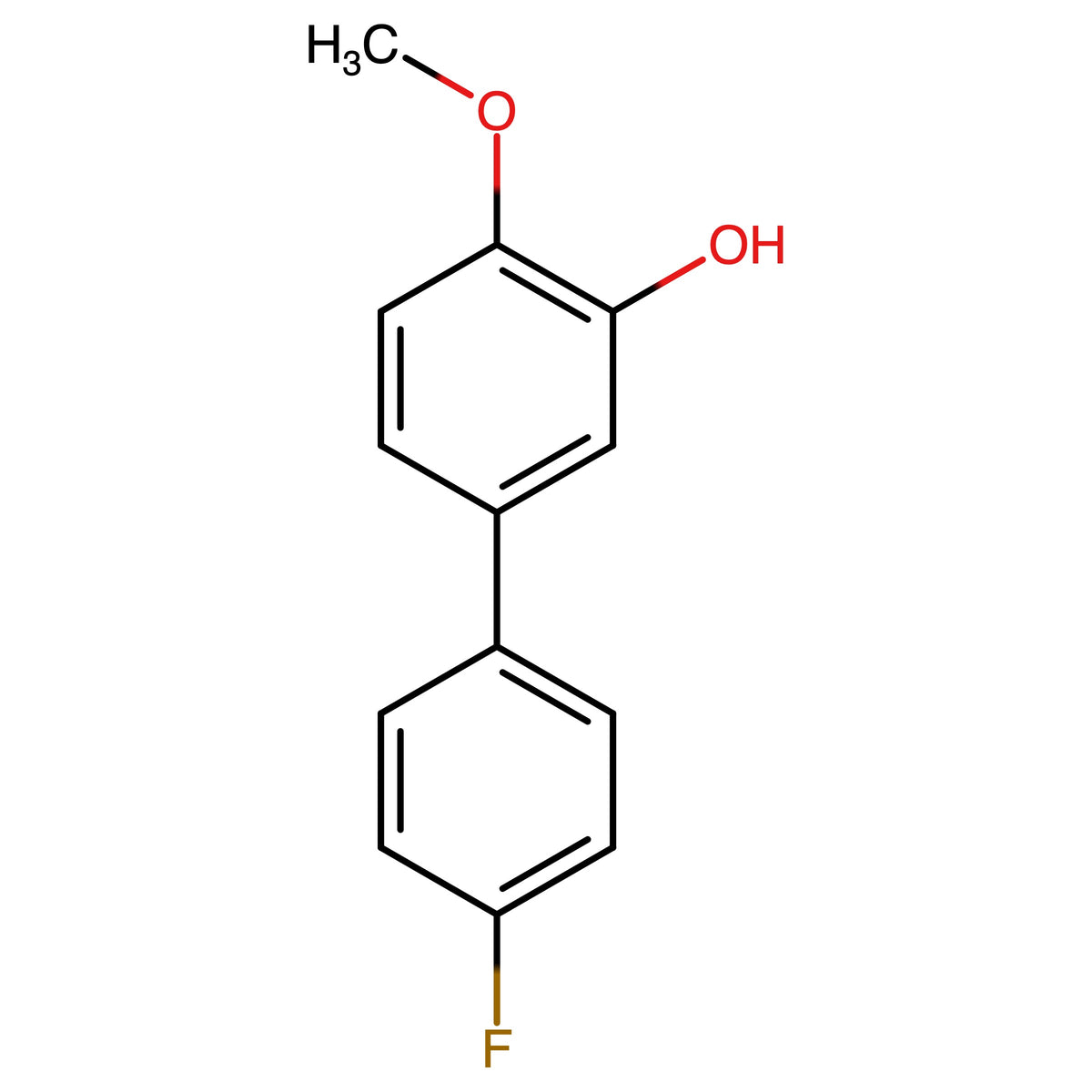 CAS RN 1261930-64-6 | 5-(4-Fluorophenyl)-2-methoxyphenol | MFCD18314977