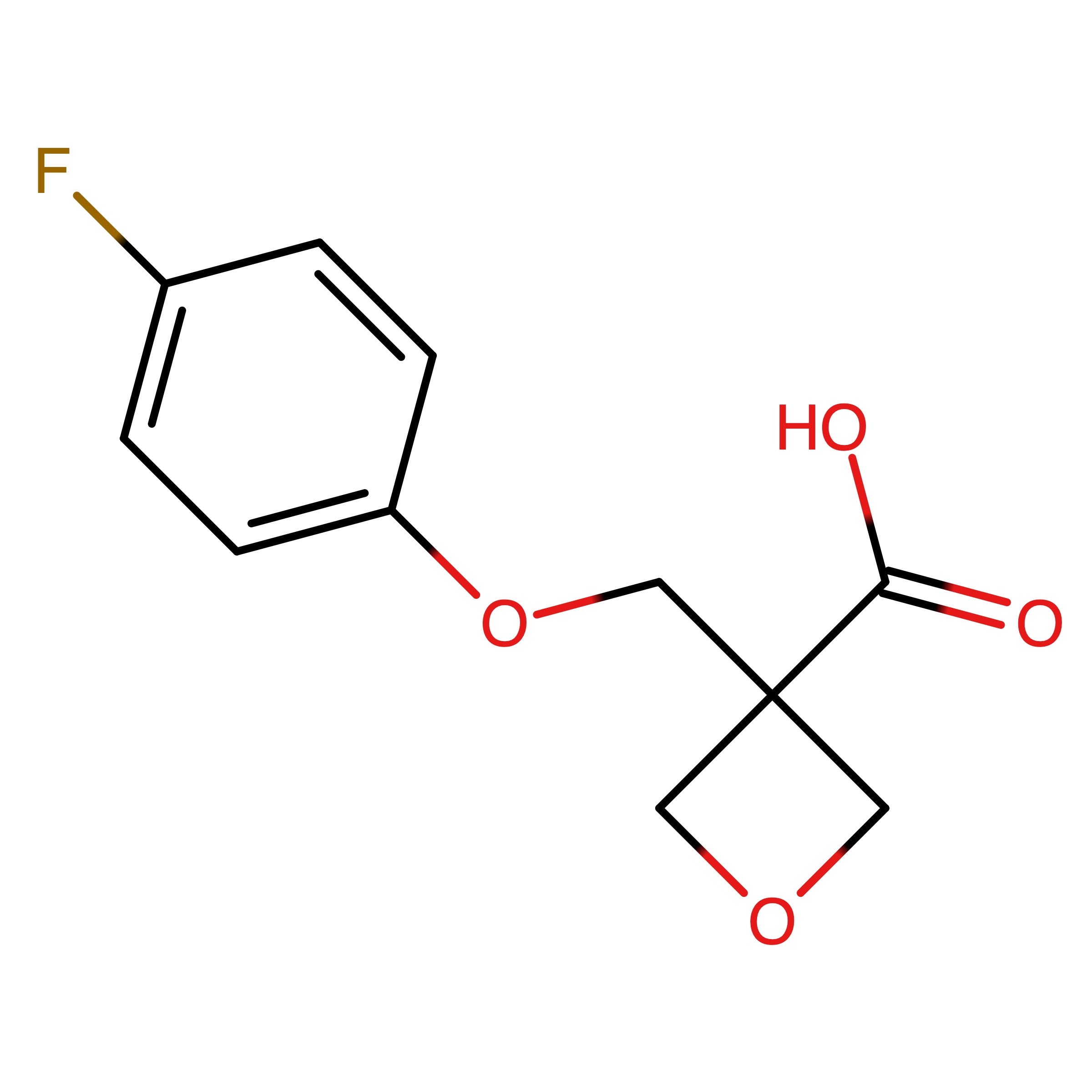 CAS RN 1268058-16-7 | 3-((4-Fluorophenoxy)methyl)oxetane-3-carboxylic acid