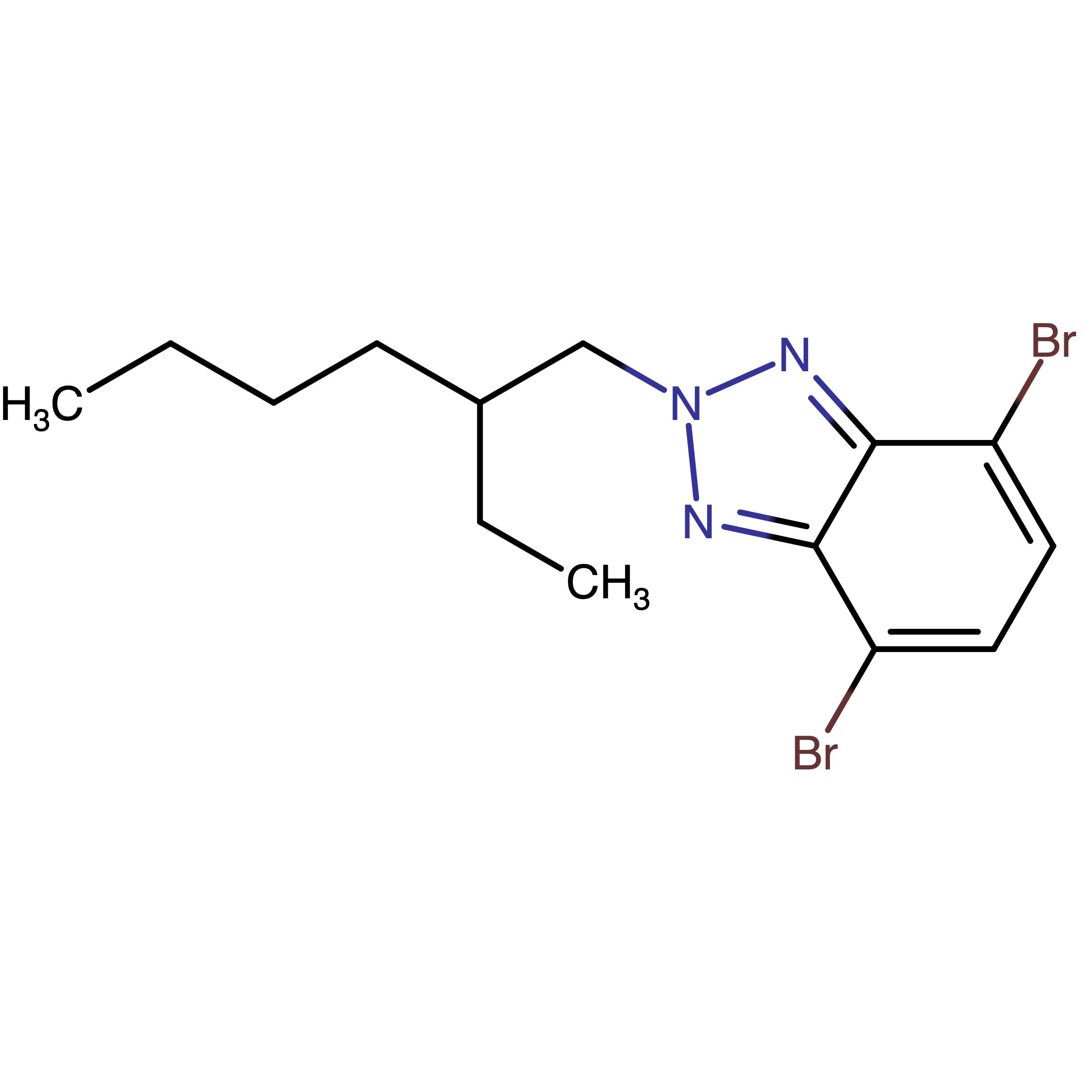 CAS RN 1268279-63-5 | 4,7-Dibromo-2-(2-ethylhexyl)-2H-benzo[d][1,2,3]triazole