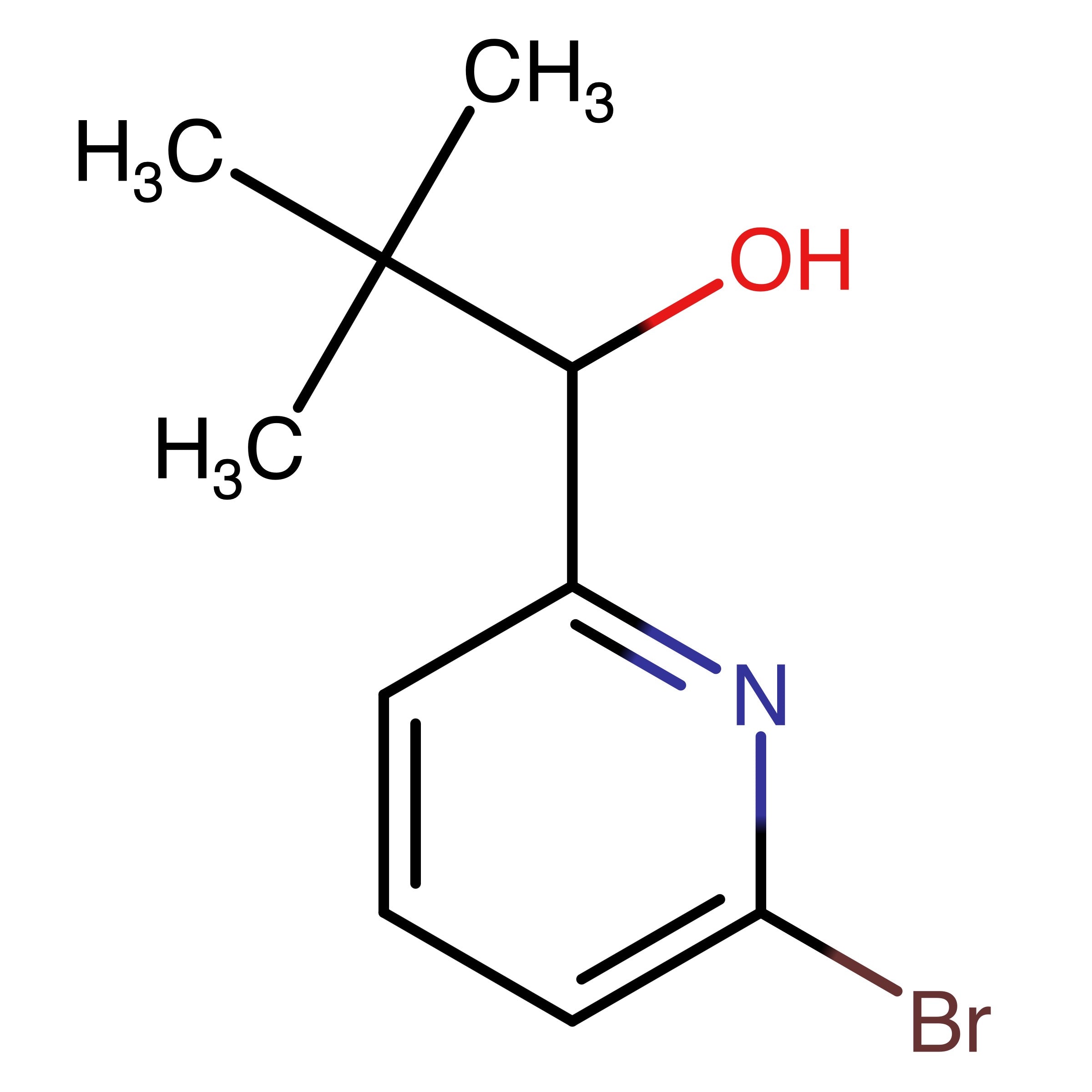 CAS RN 127127-27-9 | (rac)?1?(6?Bromopyridin?2?yl)?2,2?dimethylpropan?1?ol 