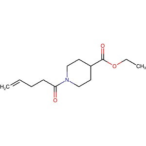 1272142-45-6 | Ethyl 1-(pent-4-enoyl)piperidine-4-carboxylate - Hoffman Fine Chemicals