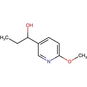 1276665-31-6 | 1-(6-Methoxypyridin-3-yl)propan-1-ol - Hoffman Fine Chemicals