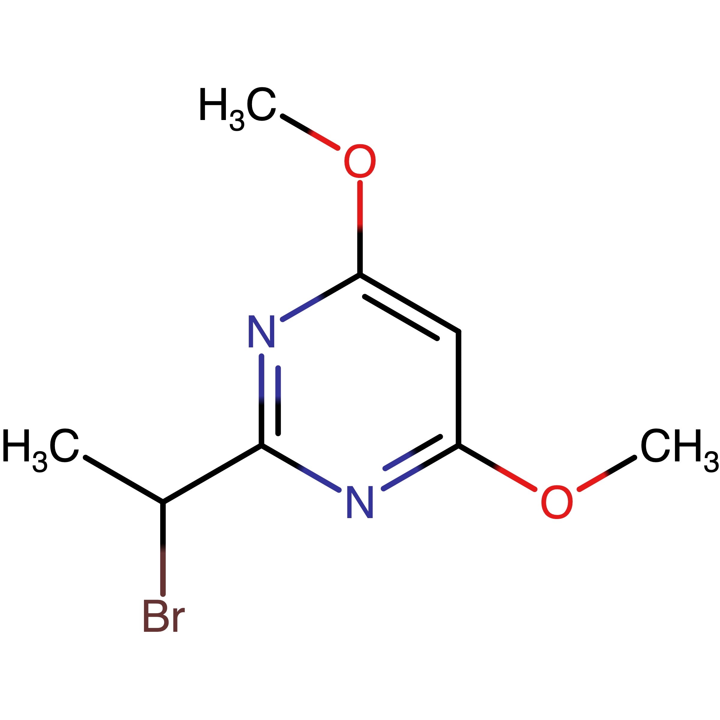CAS RN 128276-51-7 | 1-Bromo-1-(4,6-dimethoxypyrimidin-2-yl)ethane