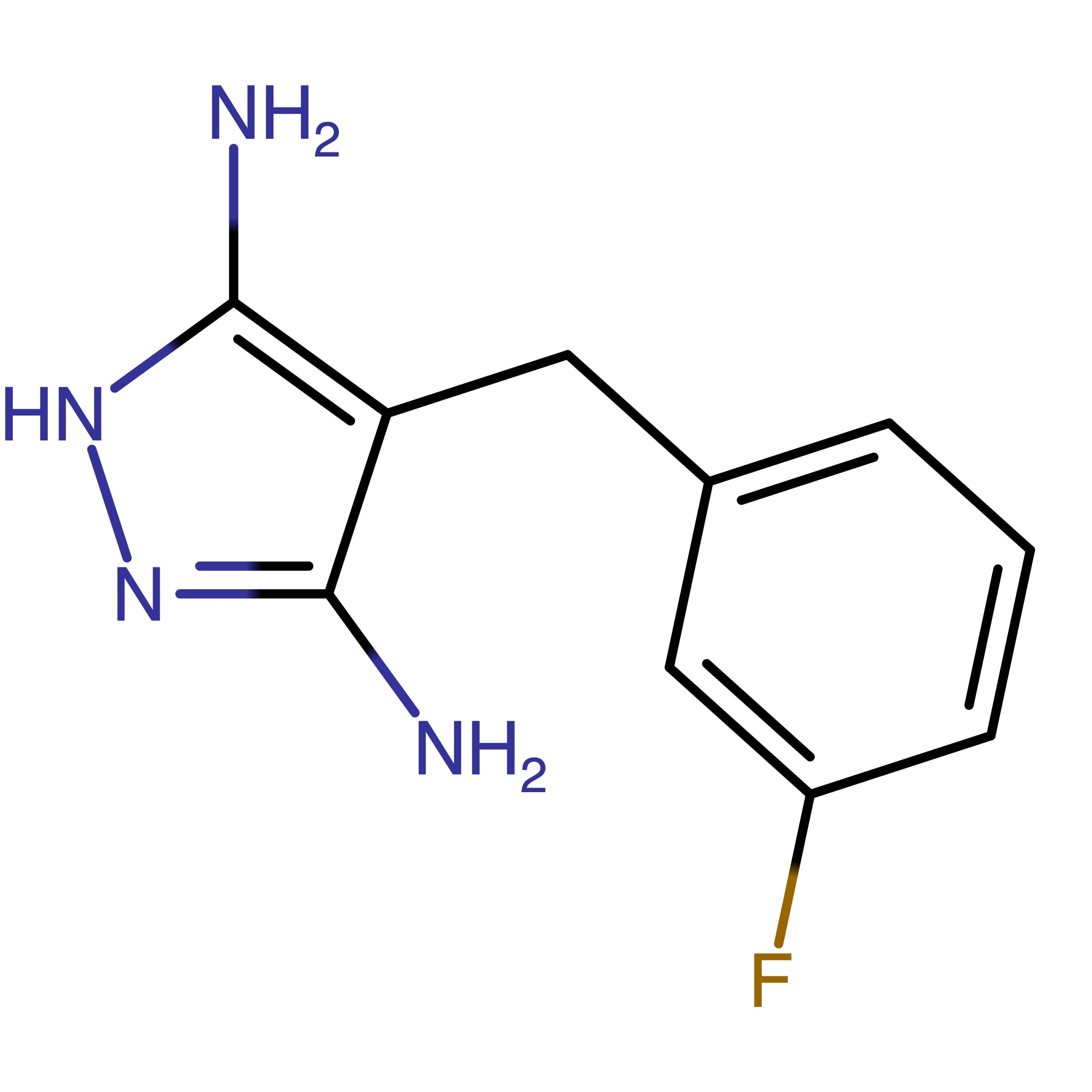CAS RN 1285689-69-1 | 4_(3_Fluorobenzyl)_1H_pyrazole_3,5_diamine