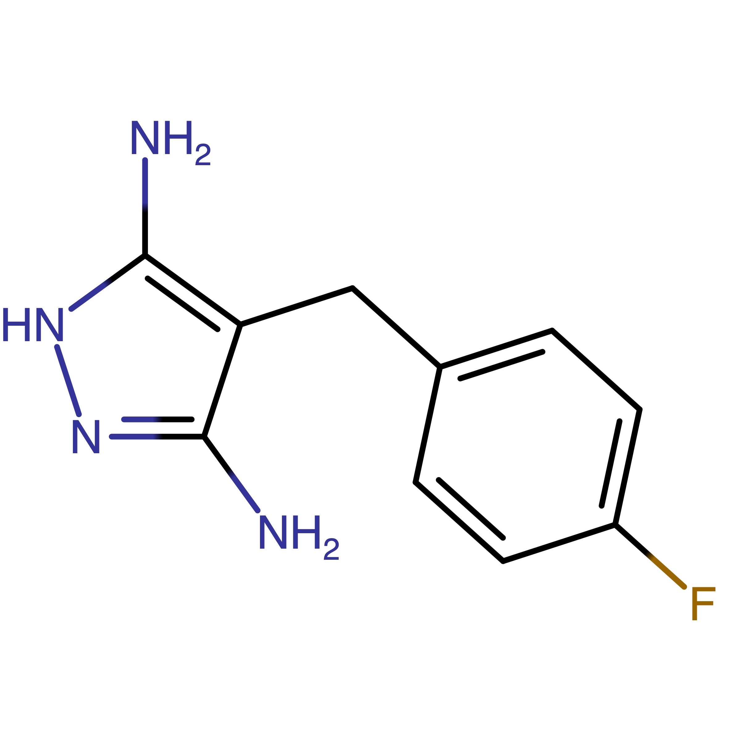 CAS RN 1285689-70-4 | 4_(4_Fluorobenzyl)_1H_pyrazole_3,5_diamine