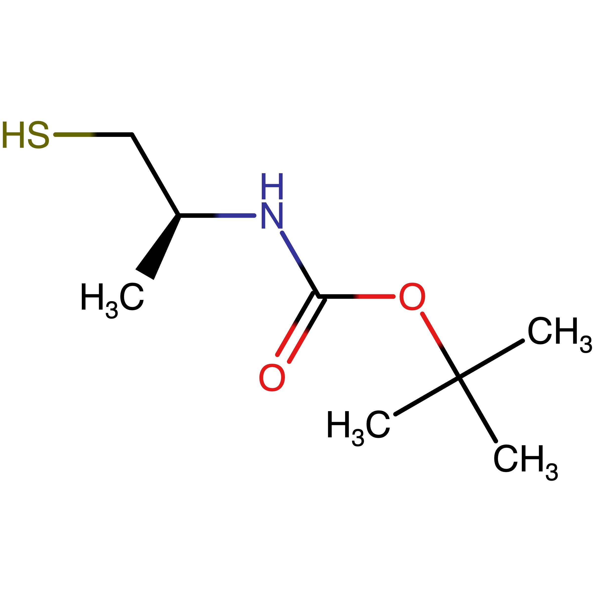 CAS RN 1286768-71-5 | tert-Butyl (S)-(1-mercaptopropan-2-yl)carbamate | MFCD26516206