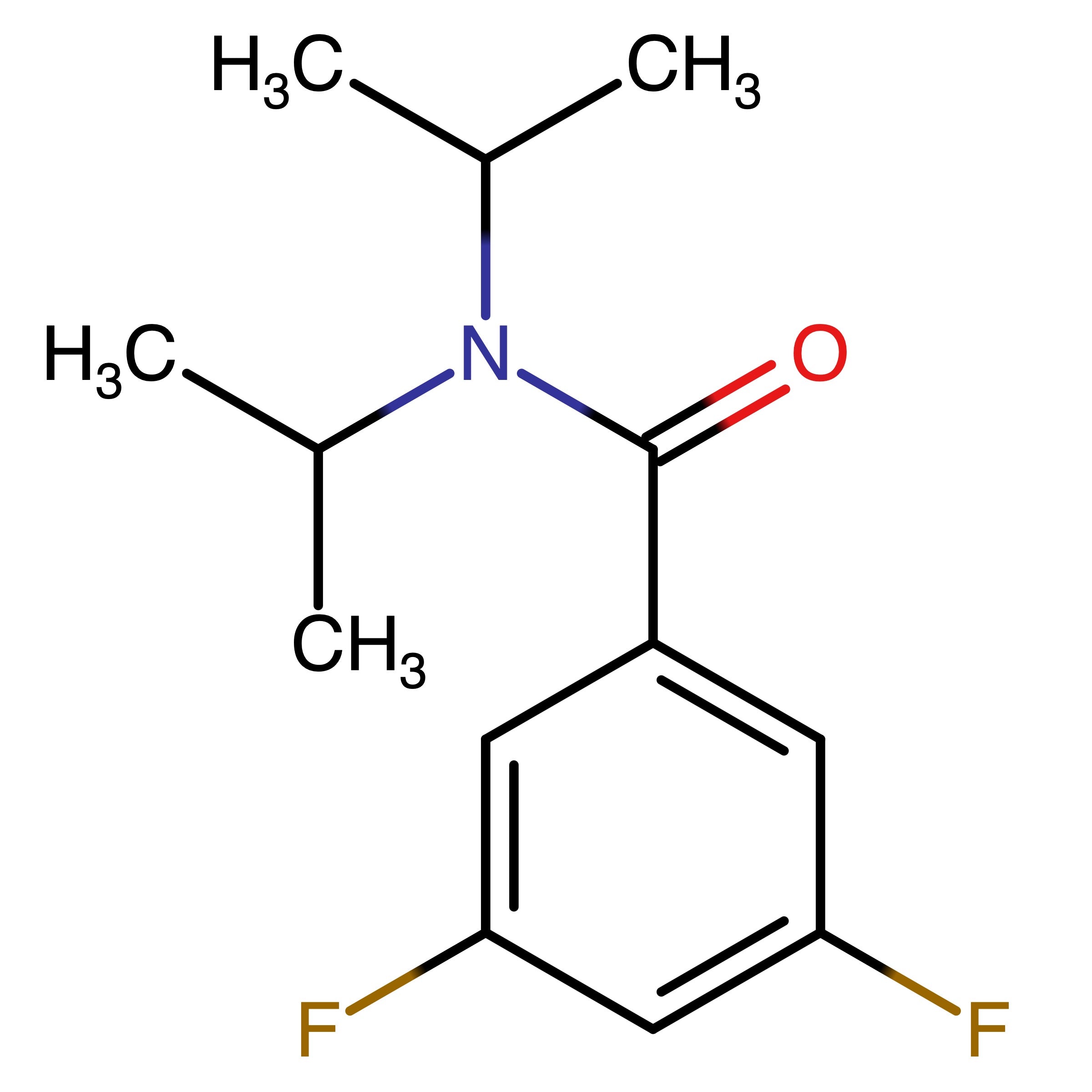 CAS RN 1288986-11-7 | Name: 3,5-Difluoro-N,N-bis(propan-2-yl)benzamide | MDL: MFCD27665223