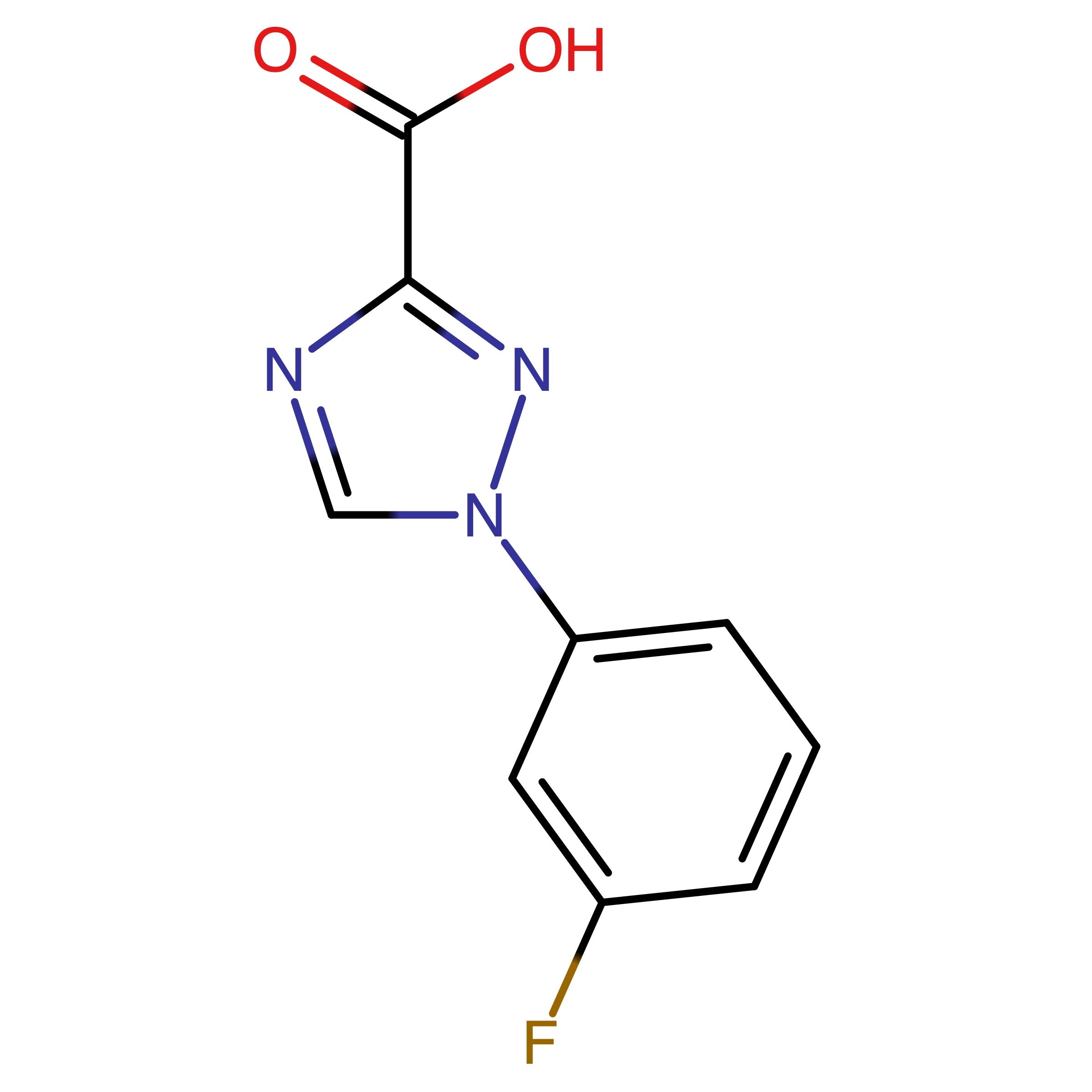 CAS RN 1292369-51-7 | 1-(3-Fluorophenyl)-1H-1,2,4-triazole-3-carboxylic acid | MFCD13190743