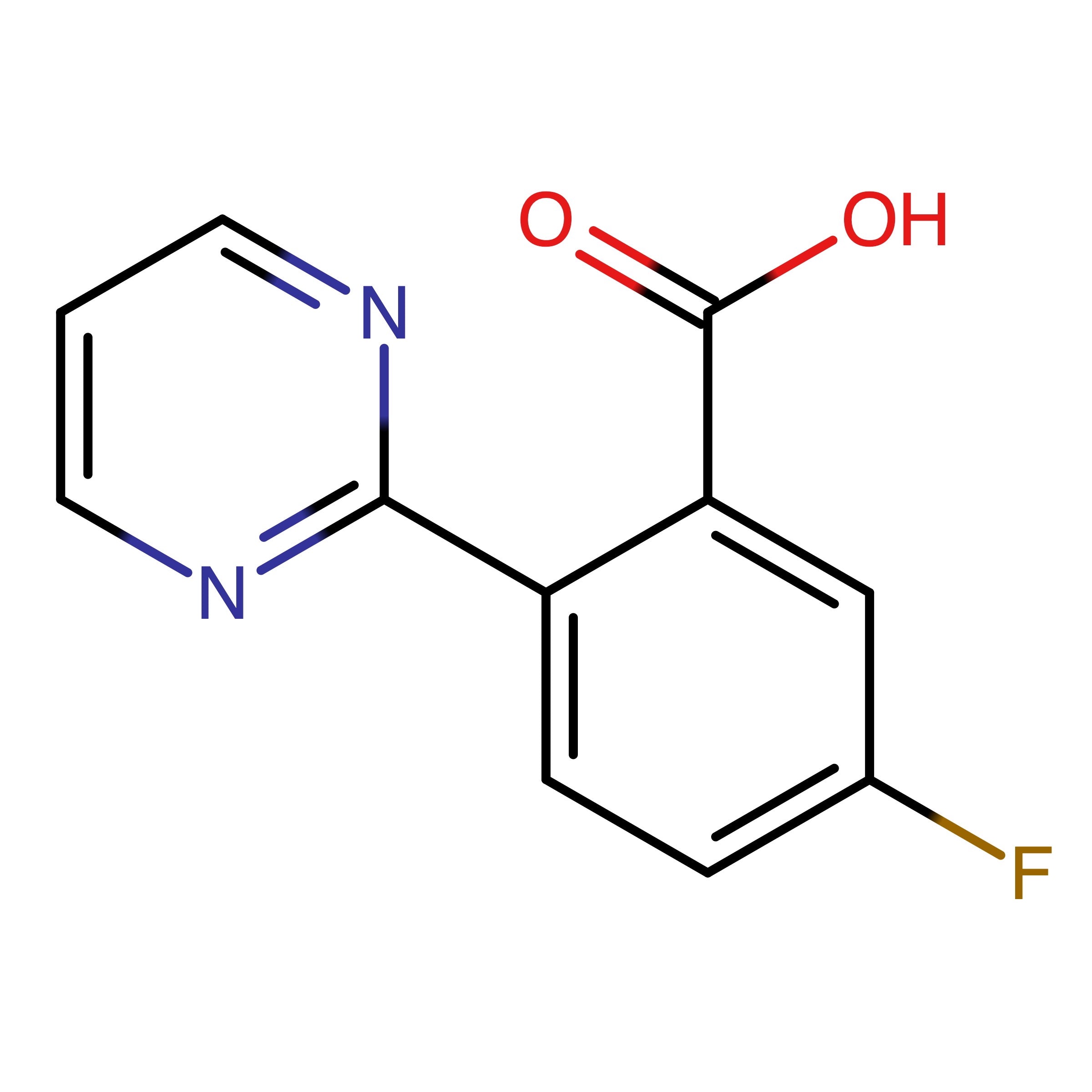 CAS RN 1293284-57-7 | 5-Fluoro-2-(pyrimidin-2-yl)benzoic acid | MFCD24481550