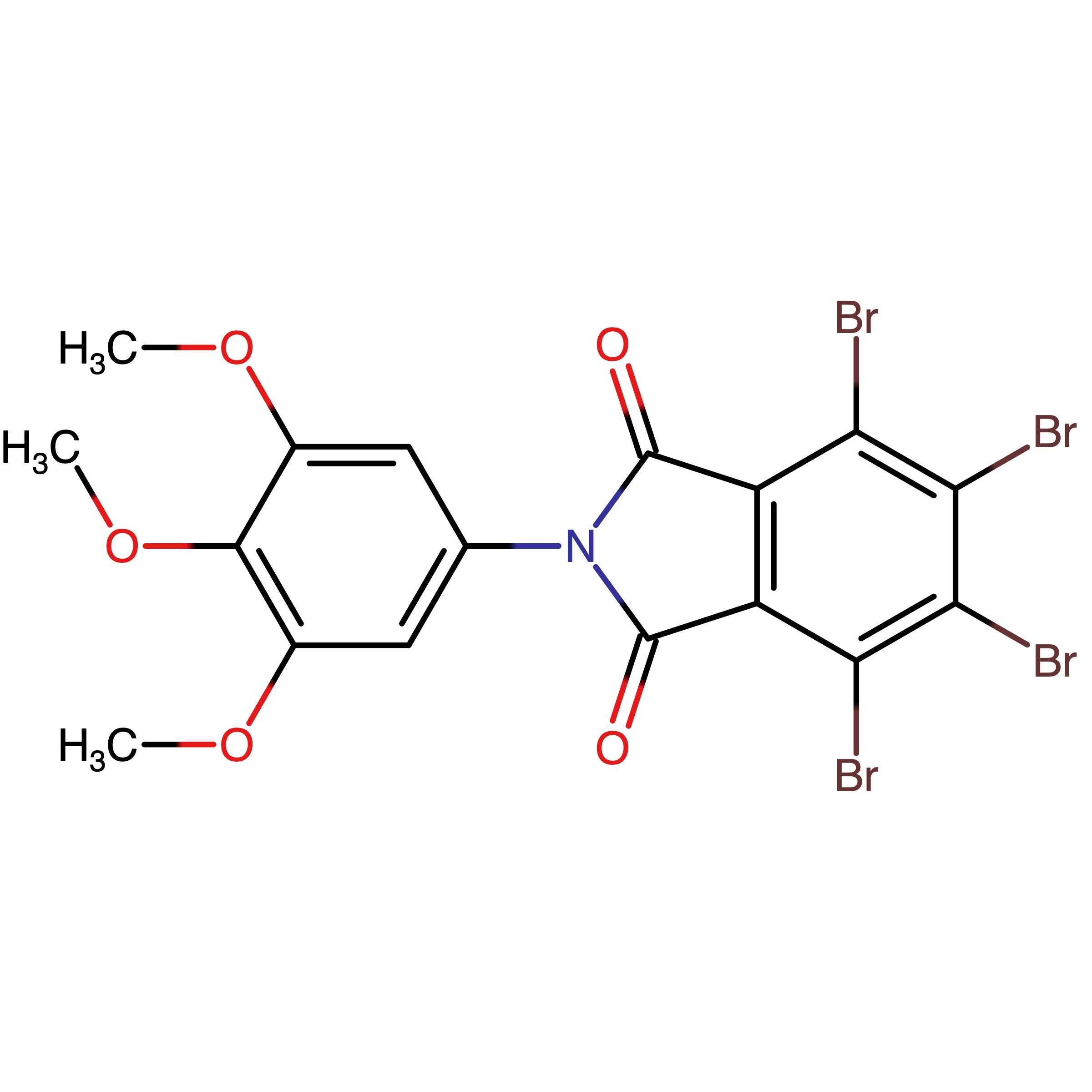 CAS RN 1293923-48-4 | 4,5,6,7-Tetrabromo-2-(3,4,5-trimethoxyphenyl)isoindoline-1,3-dione