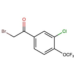 129604-29-1 | 2-Bromo-1-(3-chloro-4-(trifluoromethoxy)phenyl)ethan-1-one - Hoffman Fine Chemicals