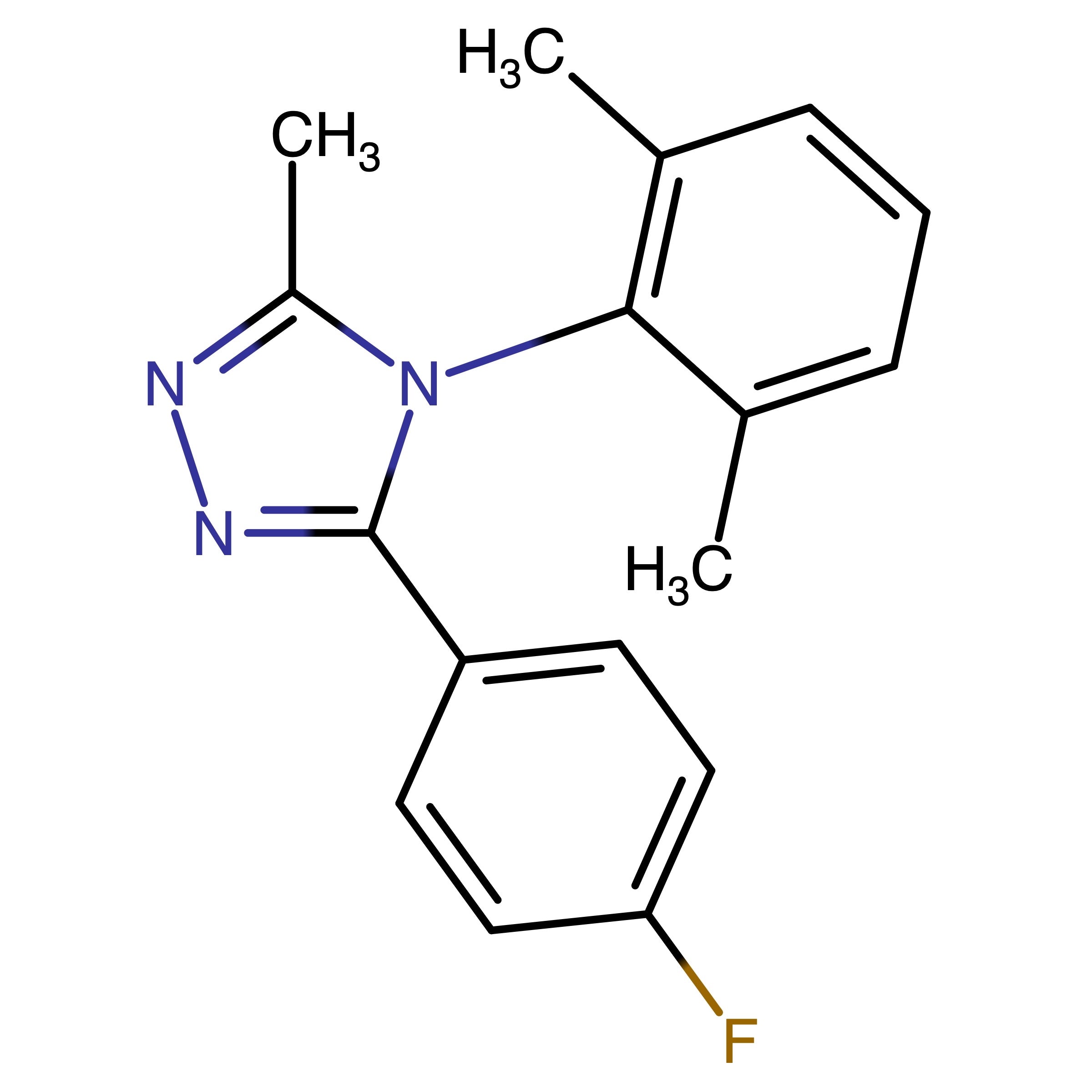 CAS RN 1297270-29-1 | 4-(2,6-Dimethylphenyl)-5-(4-fluorophenyl)-3-methyl-4H-1,2,4-triazole