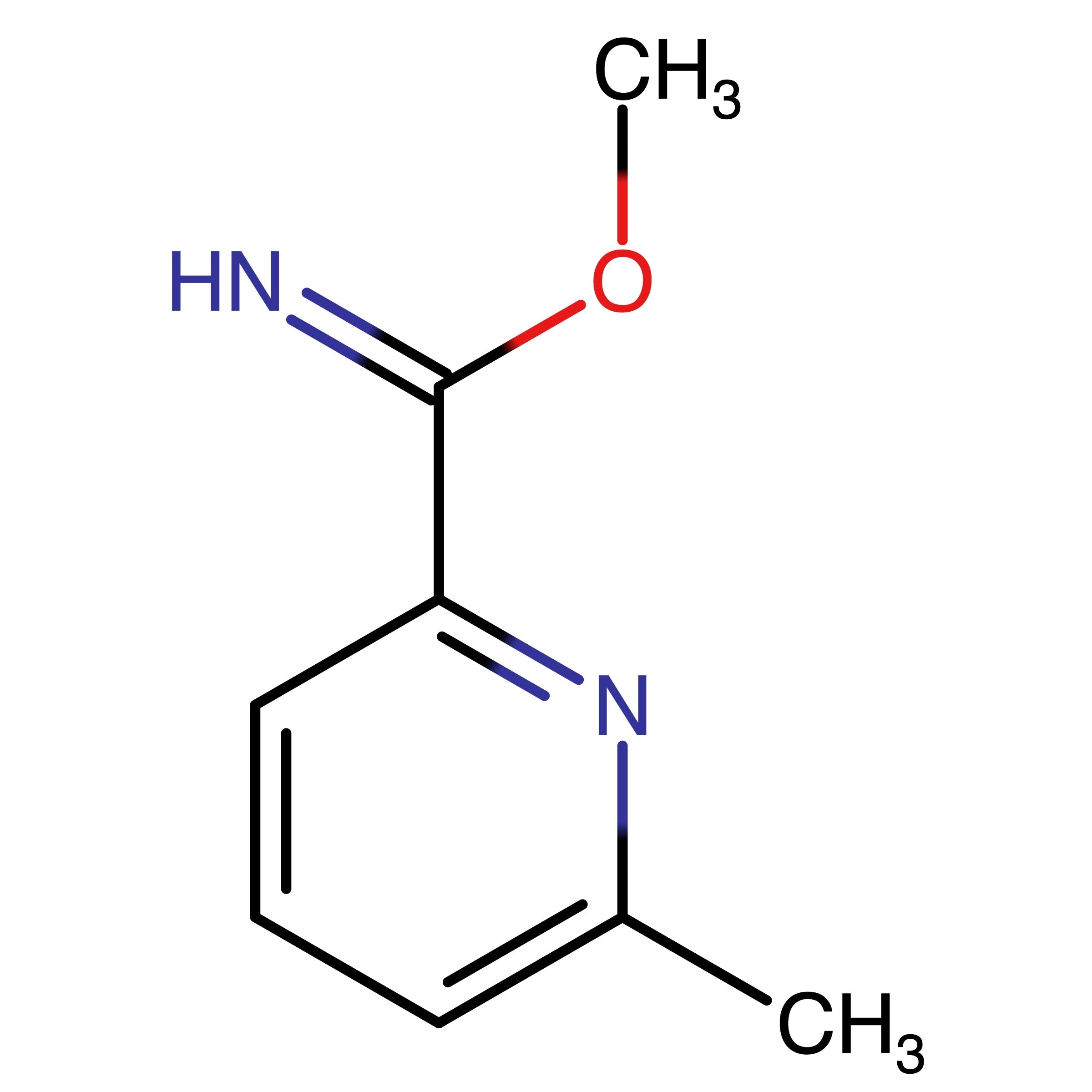 CAS RN 129821-92-7 | Methyl 6-methylpicolinimidate | MFCD18364177