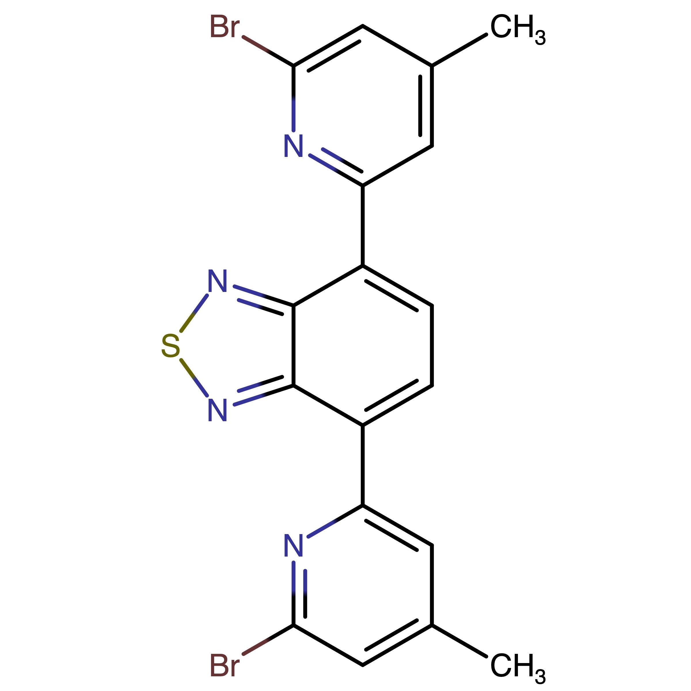 CAS RN 1300740-01-5 | 4,7-Bis-(2-bromo-4-methylpyridin-6-yl)-2,1,3-benzothiadiazole
