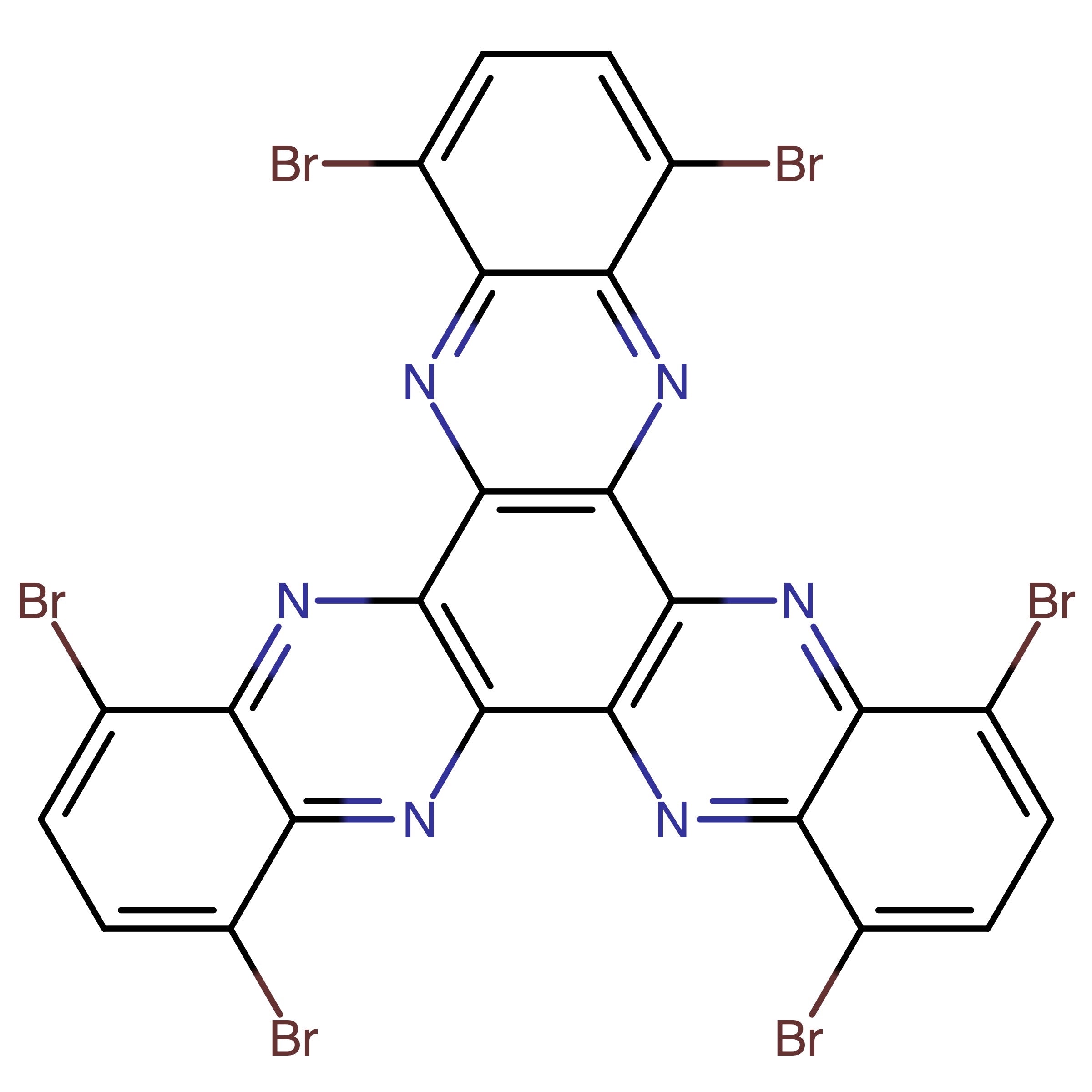 CAS RN 1300740-03-7 | 1,4,7,10,13,16-Hexabromo-5,6,11,12,17,18-hexaazatrinaphthalene