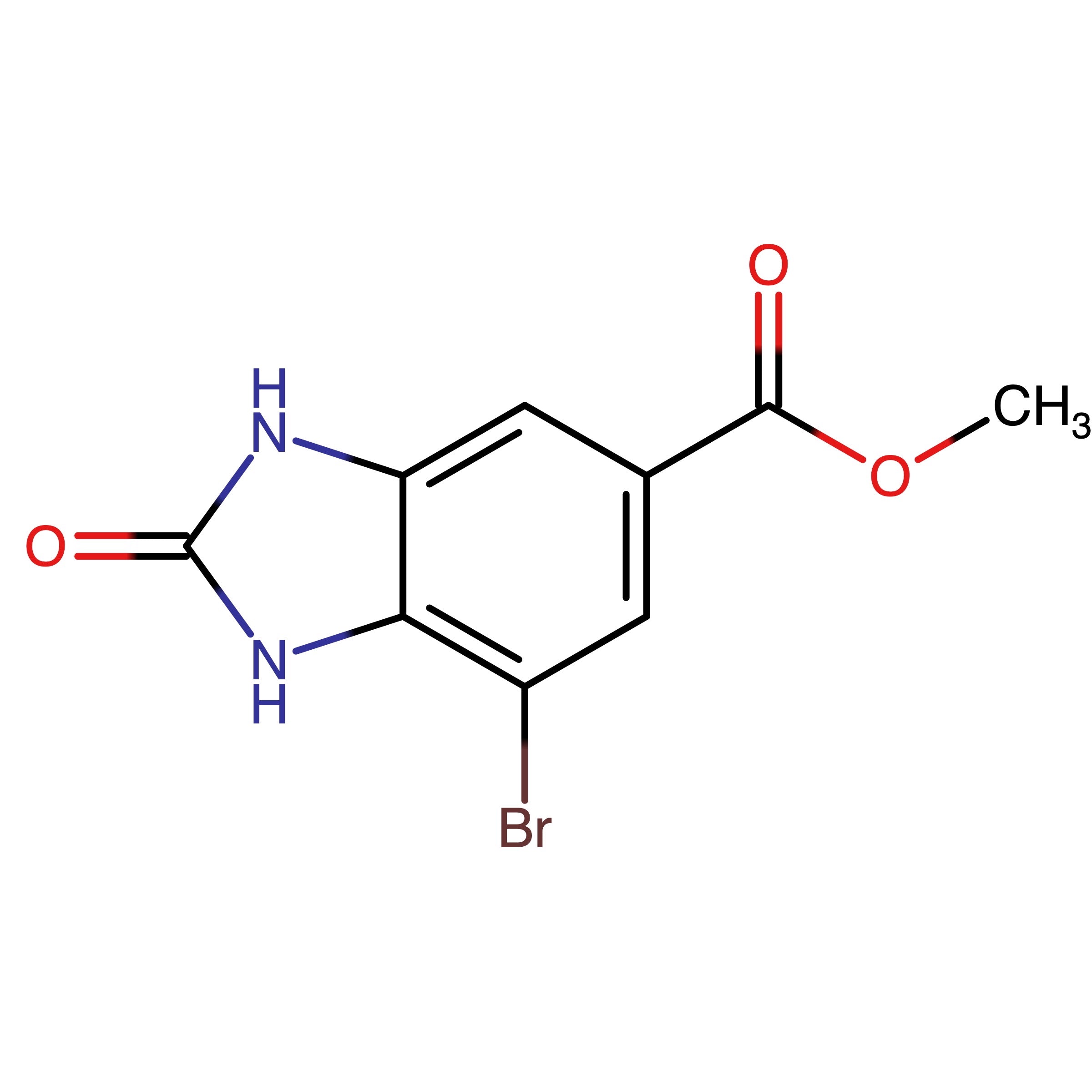 CAS RN 1301214-77-6 | Methyl 7-bromo-2-oxo-2,3-dihydro-1H-benzo[d]imidazole-5-carboxylate | MFCD22562194