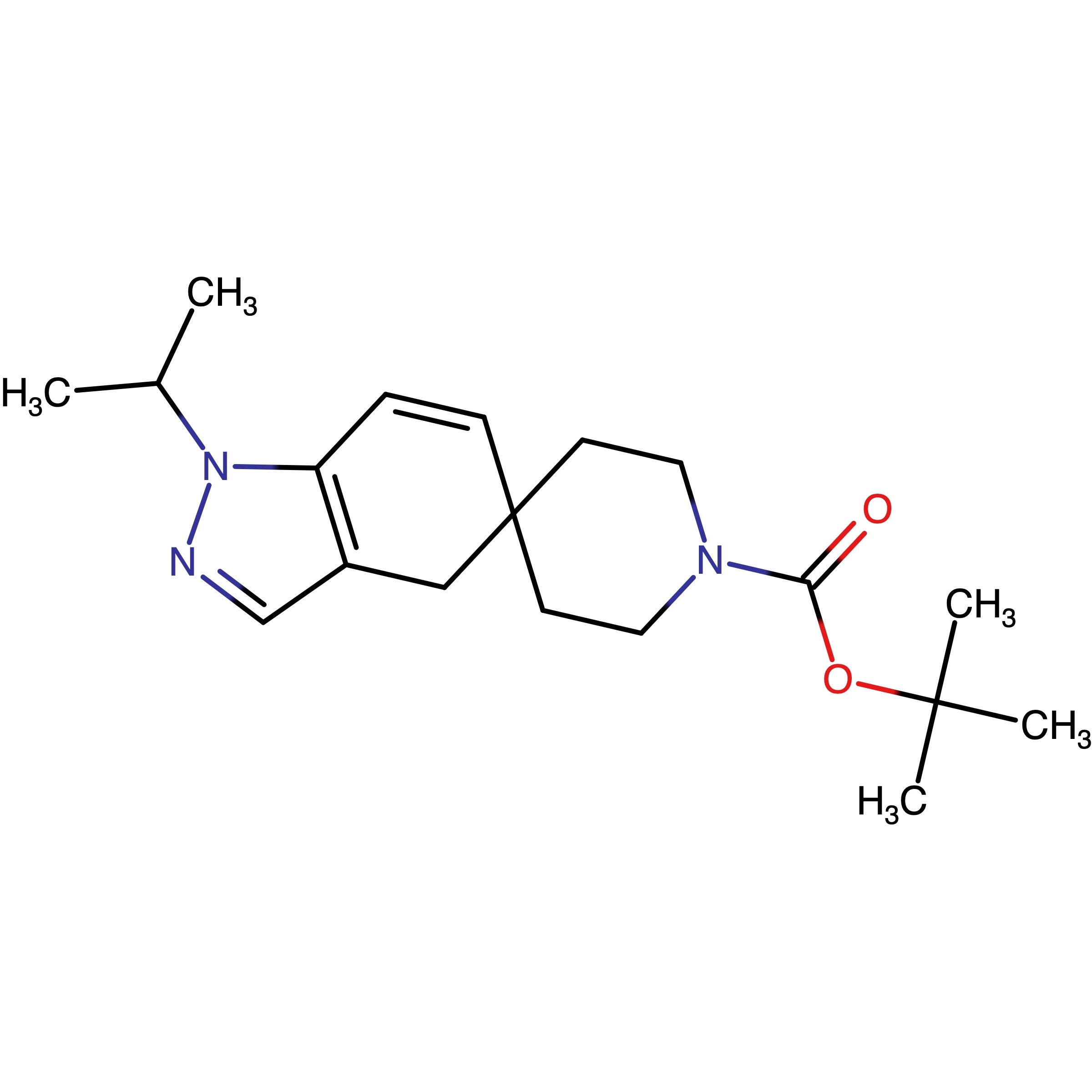 CAS RN 1301214-80-1 | tert-Butyl 1-isopropyl-1,4-dihydrospiro[indazole-5,4'-piperidine]-1'-carboxylate