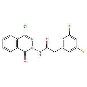 1309191-88-5 | N-(4-Chloro-1-oxophthalazin-2(1H)-yl)-2-(3,5-difluorophenyl)acetamide