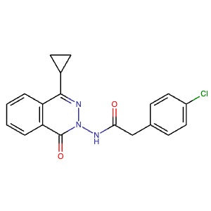 1309191-93-2 | 2-(4-Chlorophenyl)-N-(4-cyclopropyl-1-oxophthalazin-2(1H)-yl)acetamide - Hoffman Fine Chemicals