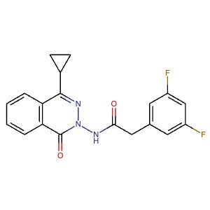 1309191-95-4 | N-(4-Cyclopropyl-1-oxophthalazin-2(1H)-yl)-2-(3,5-difluorophenyl)acetamide