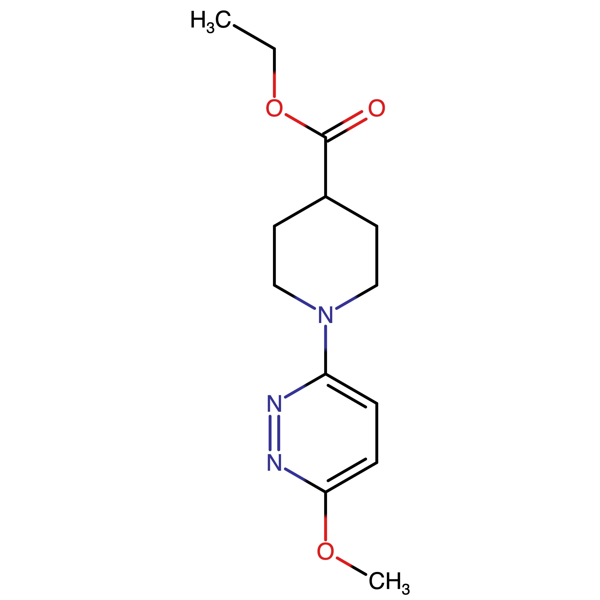 CAS RN 1310820-62-2 | Ethyl 1-(6-methoxypyridazin-3-yl)piperidine-4-carboxylate