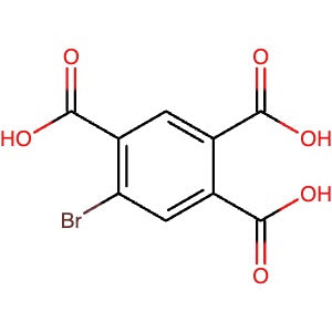 13124-84-0 | 5-Bromobenzene-1,2,4-tricarboxylic acid - Hoffman Fine Chemicals