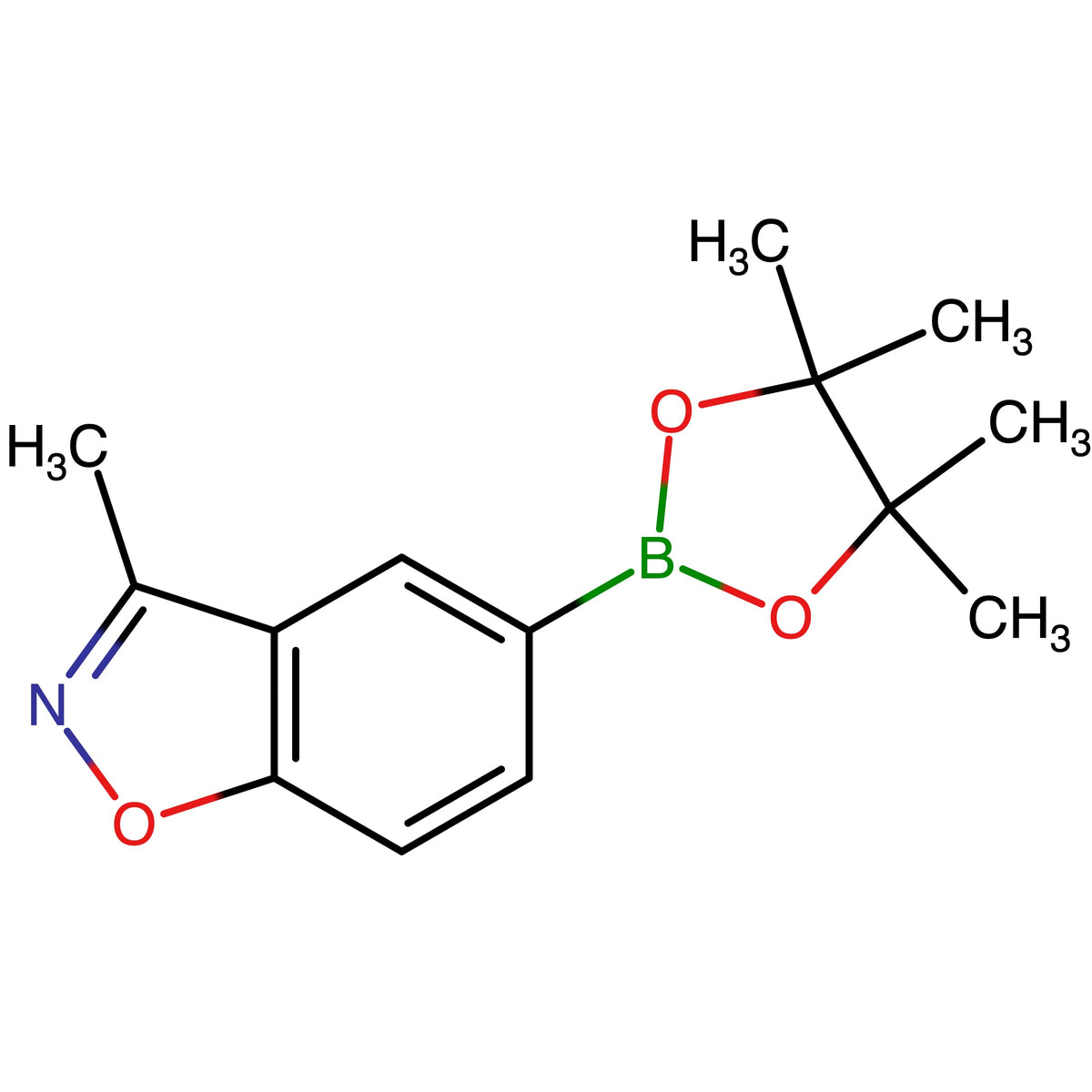 CAS RN 1314136-00-9 | 3-Methyl-5-(4,4,5,5-tetramethyl-1,3,2-dioxaborolan-2-yl)-1,2-benzoxazole | MFCD16995907