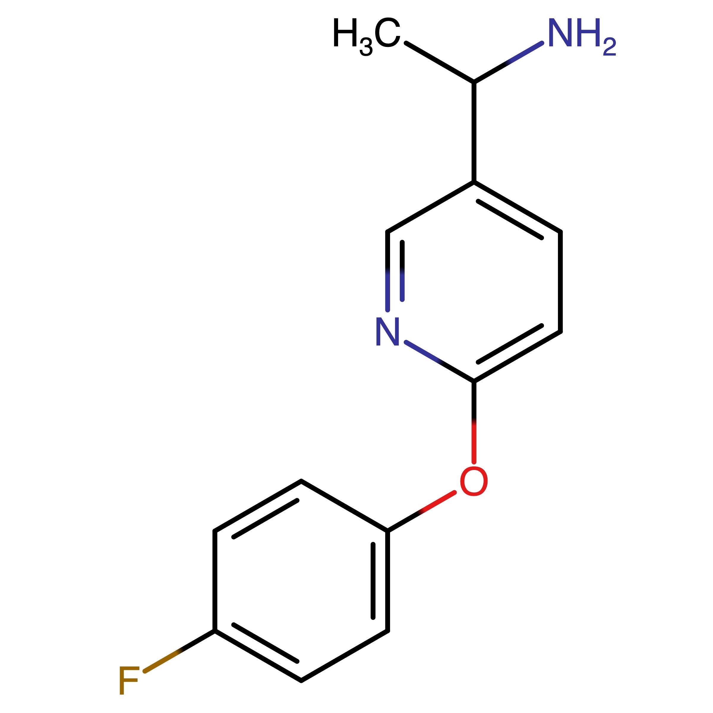 CAS RN 1337769-13-7 | 1-(6-(4-Fluorophenoxy)pyridin-3-yl)ethan-1-amine