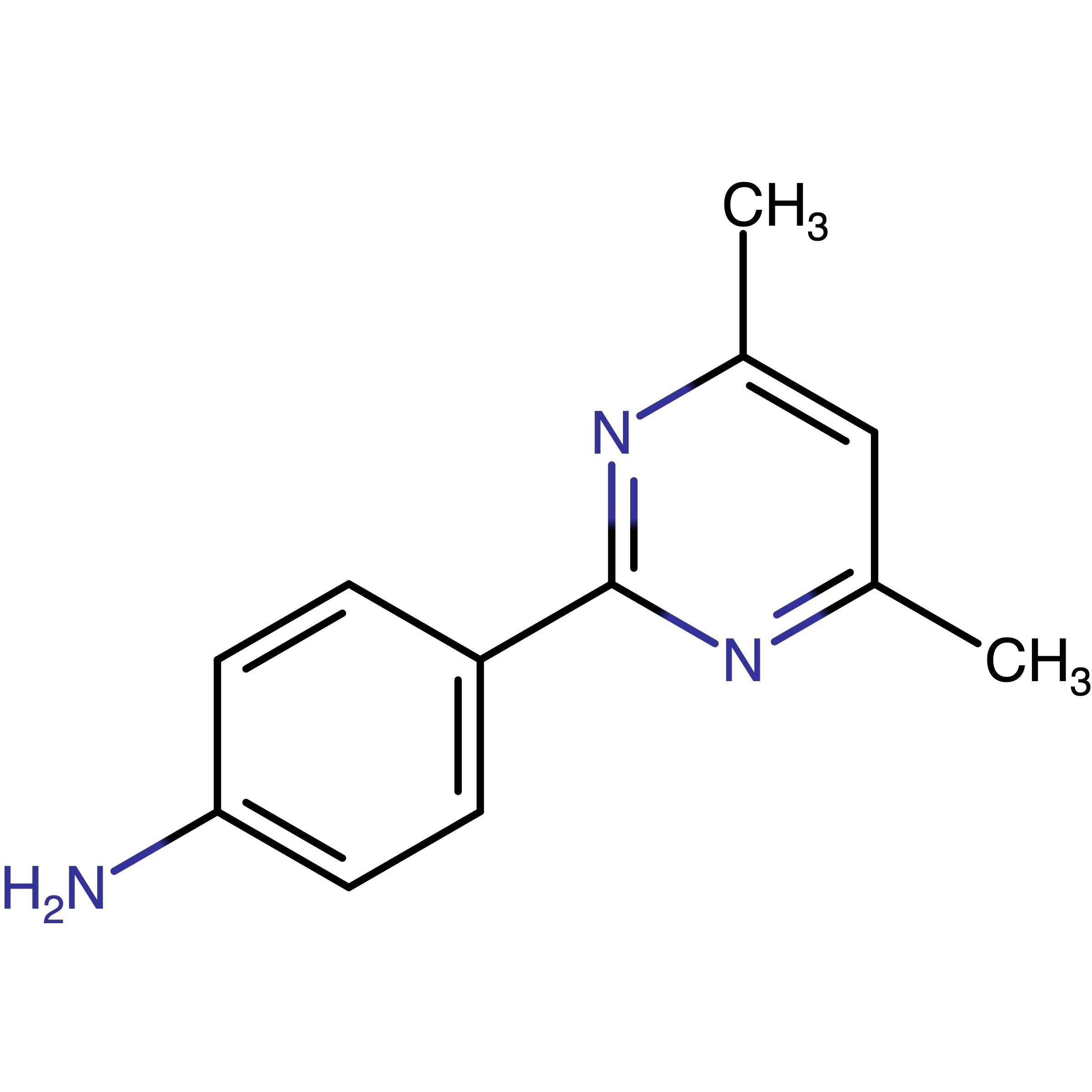 CAS RN 1341550-94-4 | 4-(4,6-Dimethylpyrimidin-2-yl)aniline