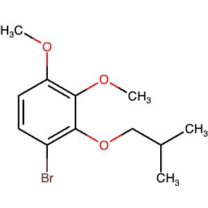 1345712-98-2 | 1-Bromo-2-isobutoxy-3,4-dimethoxybenzene - Hoffman Fine Chemicals