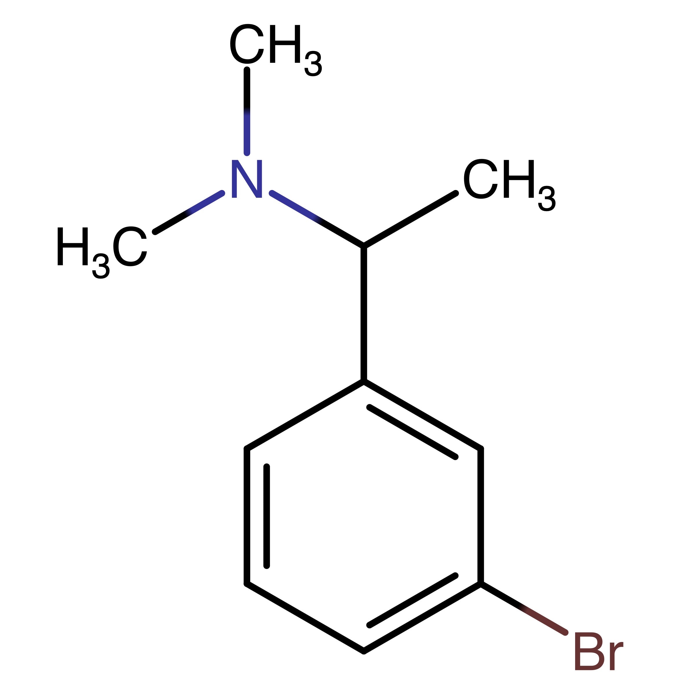 CAS RN 134638-72-5 | Name: 1-(3-Bromophenyl)-N,N-dimethylethan-1-amine